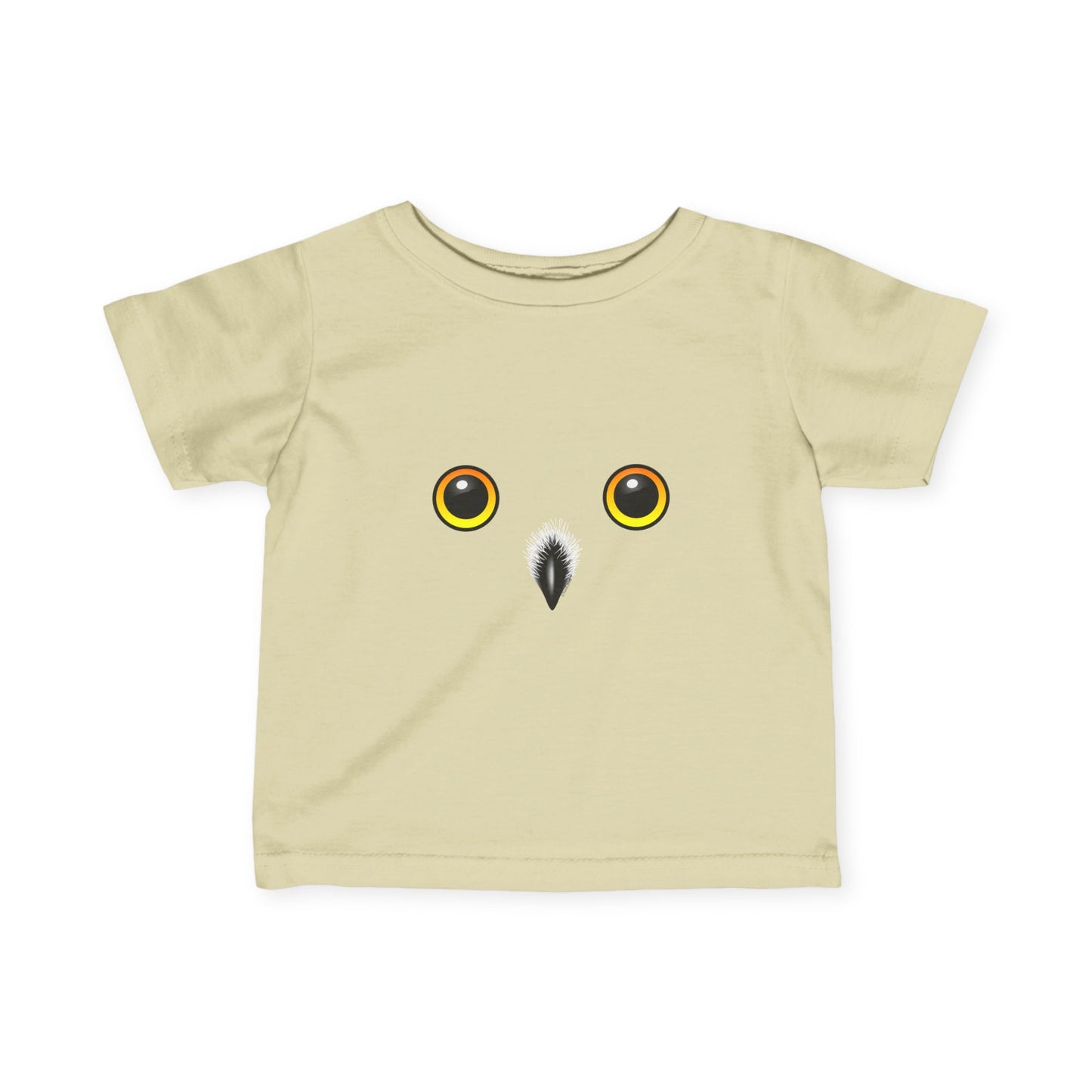 Cute Snowy Owl Face Infant T-Shirt By TOOLOUD