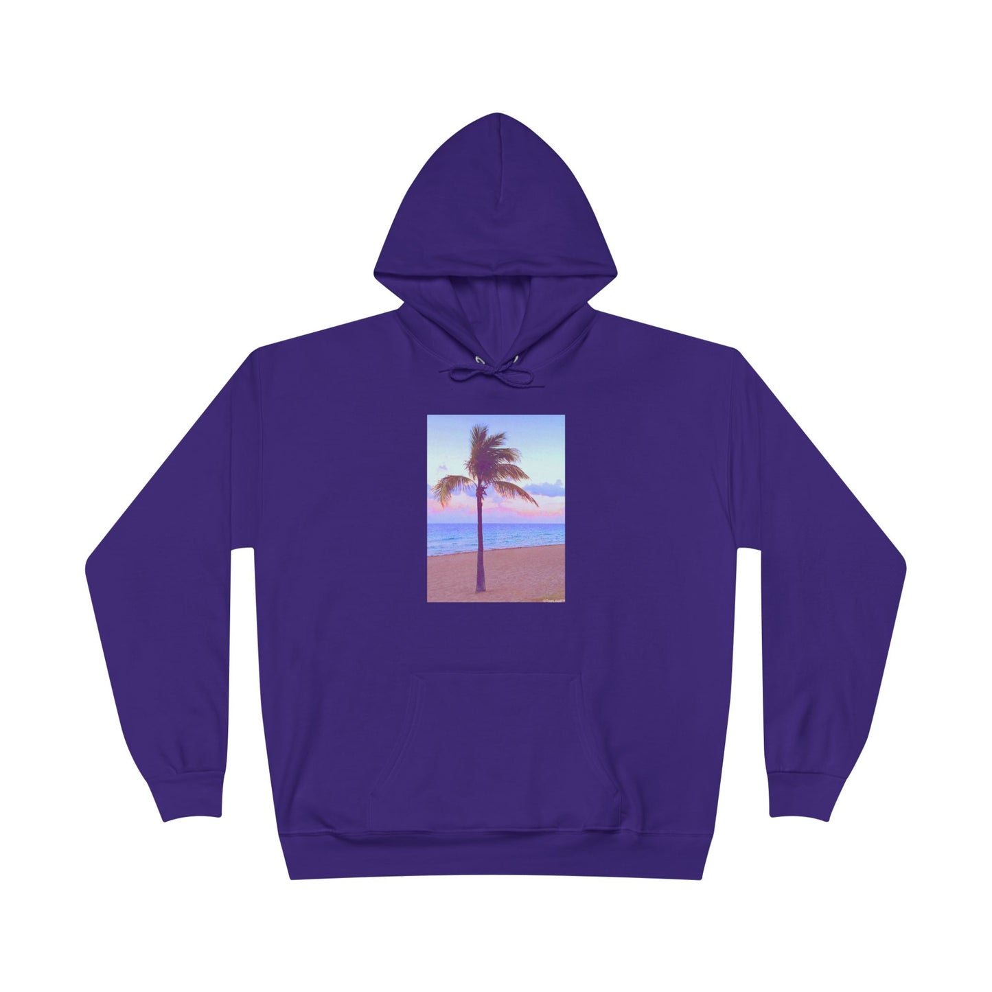 Palm Tree Beach Filter Adult Hoodie Sweatshirt by TOOLOUD