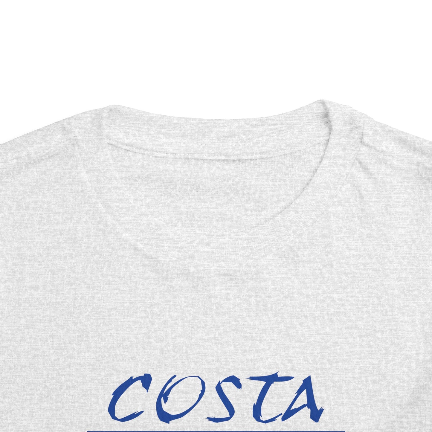 TOOLOUD Costa Rica Flag Toddler T-Shirt