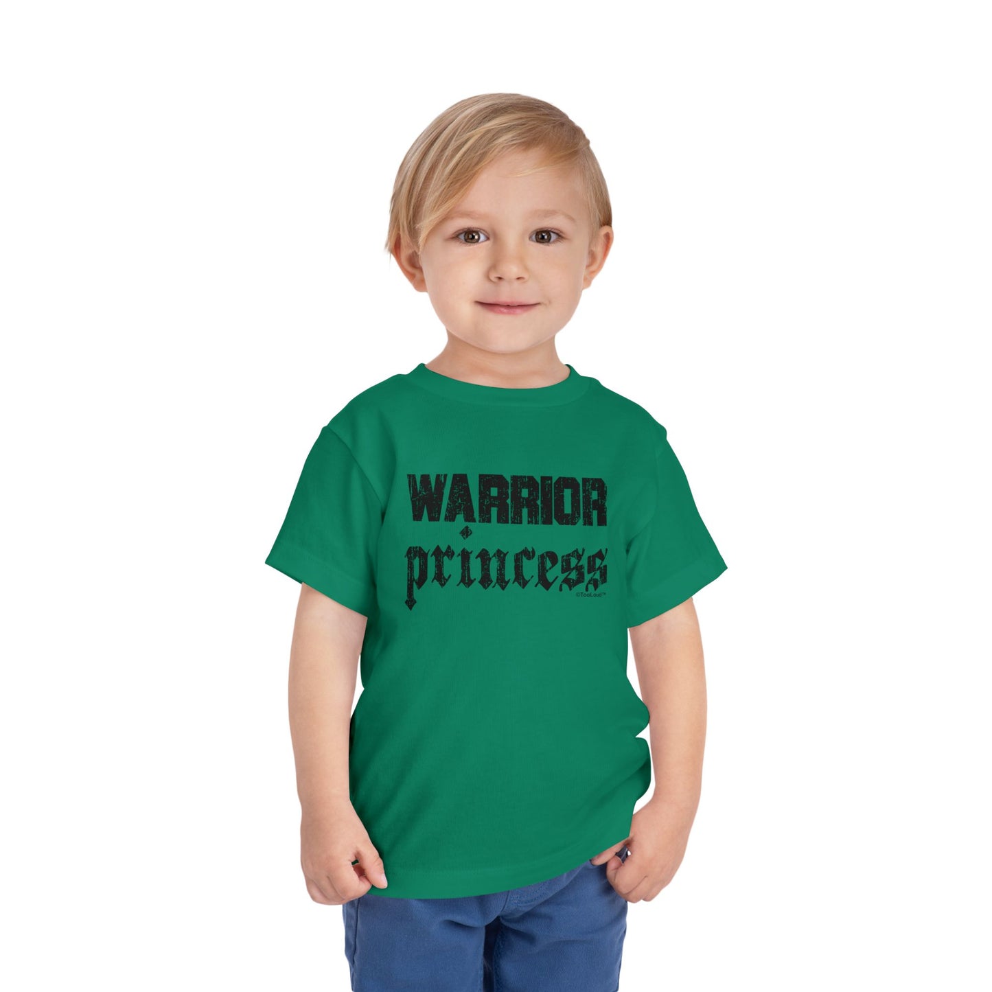 Warrior Princess Script Toddler T-Shirt by TOOLOUD