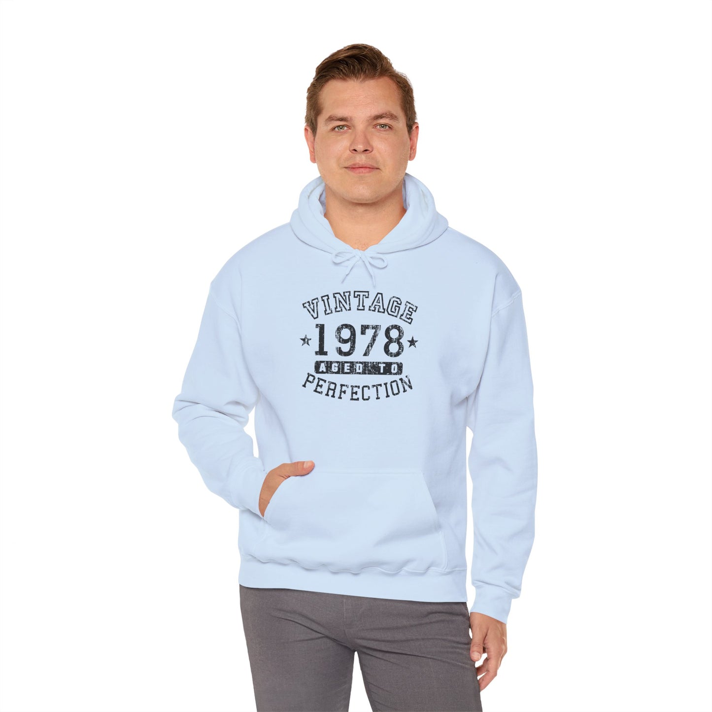 TooLoud 1978 - Vintage Birth Year Unisex Hoodie Sweatshirt