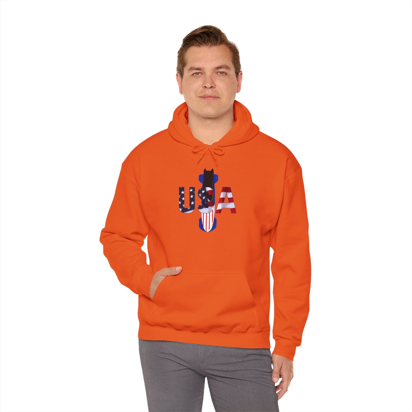 USA Bobsled Hoodie Unisex Sweatshirt by TooLoud