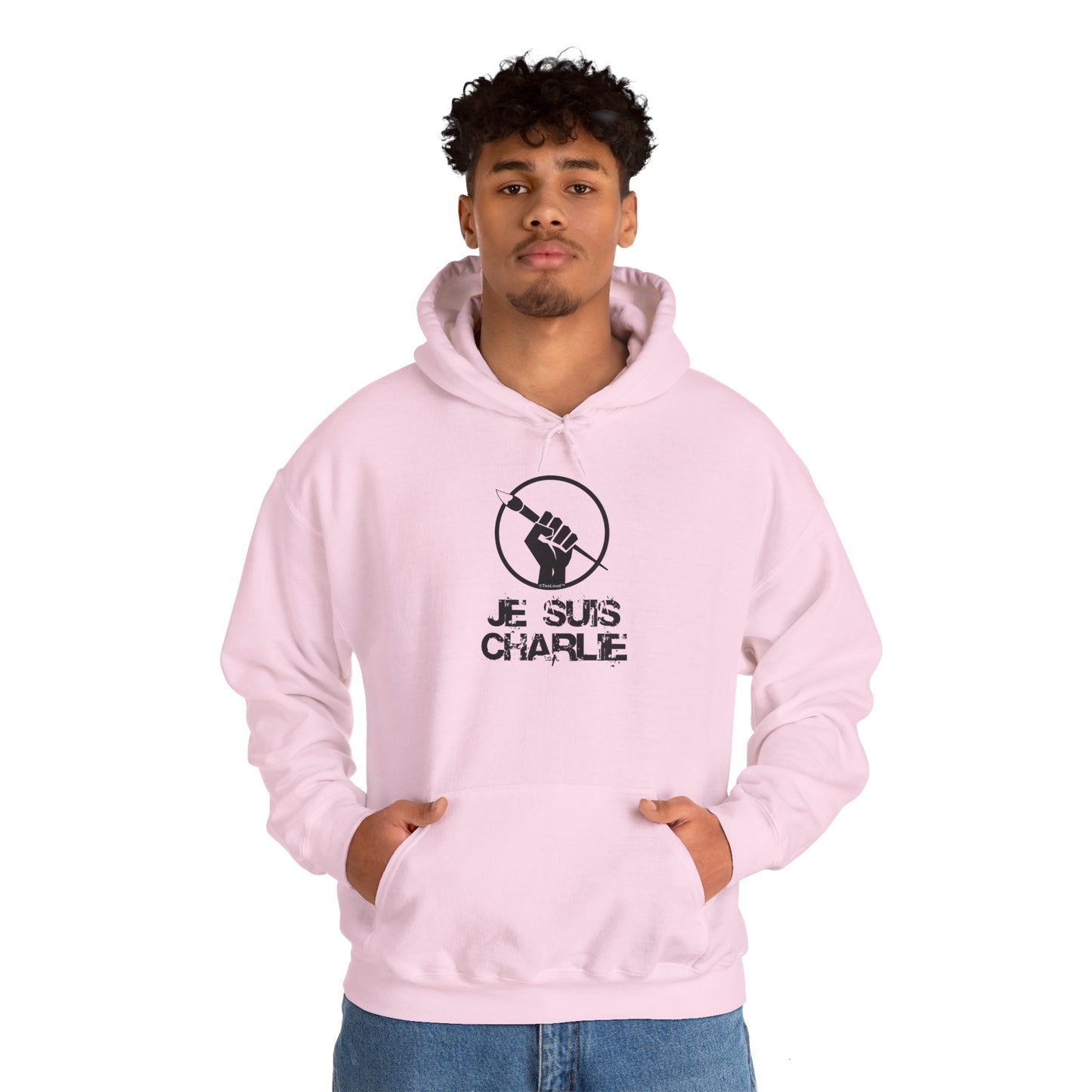 TOOLOUD Je Suis Charlie Hooded Unisex Sweatshirt