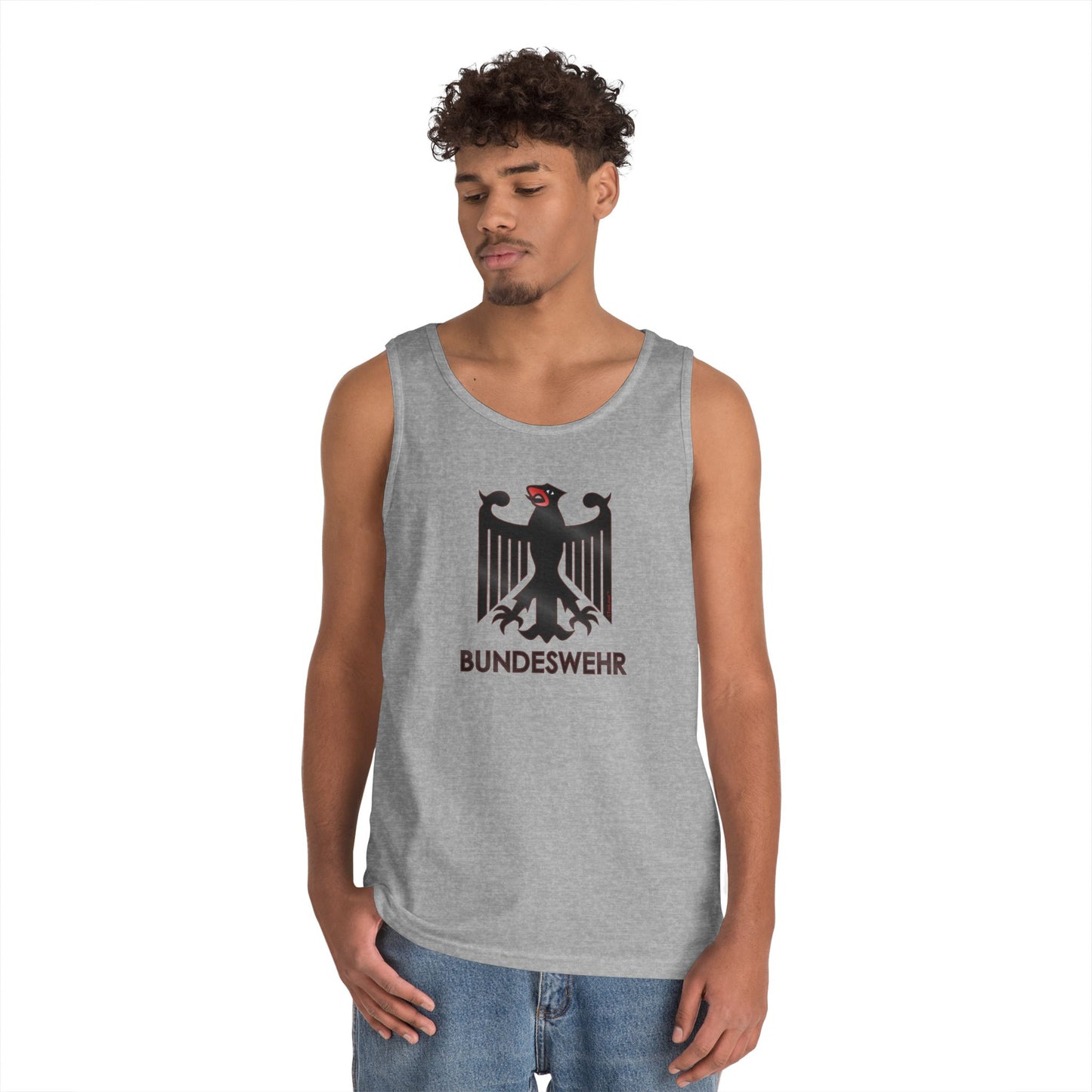 Bundeswehr Logo with Text Loose Tank Top by TOOLOUD