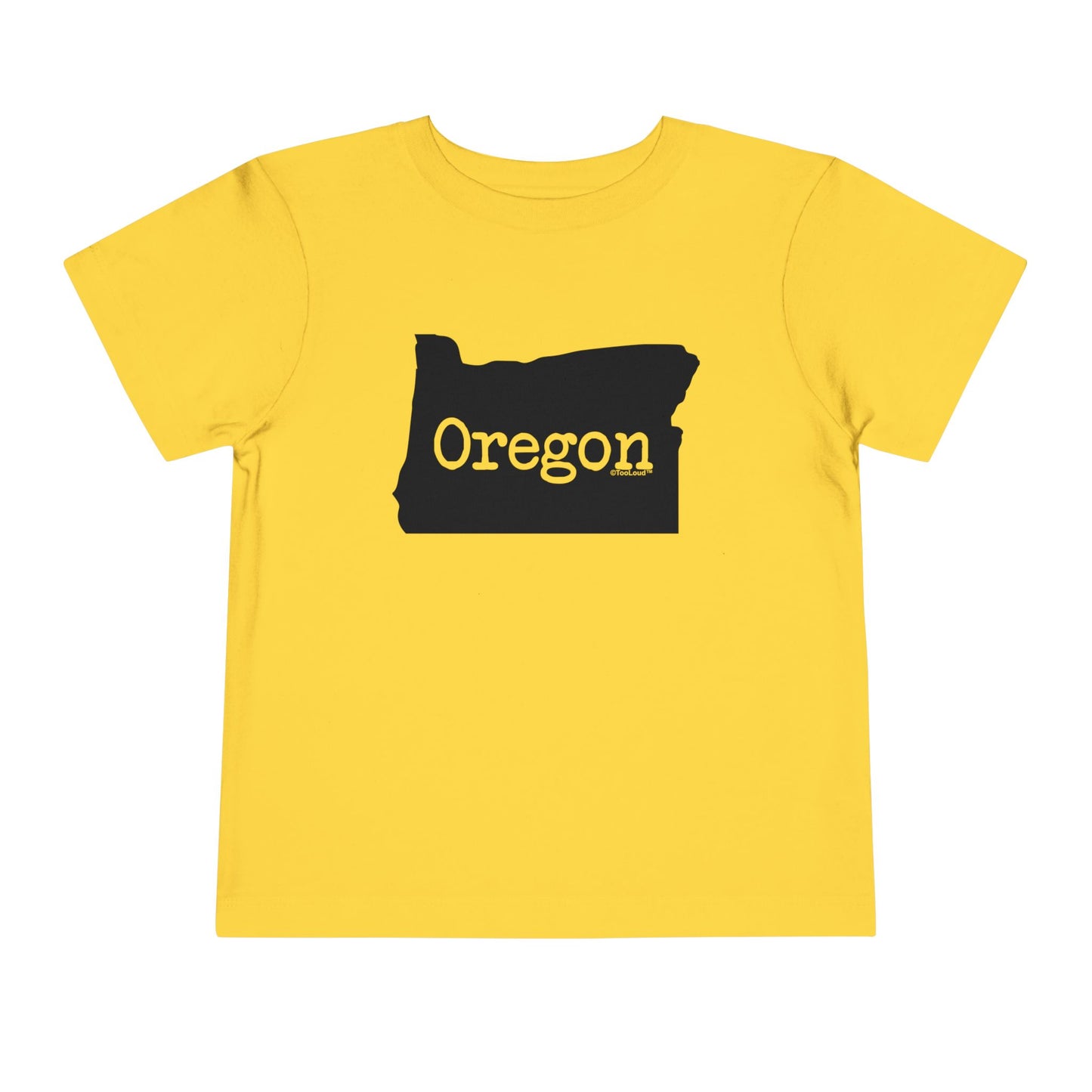 Oregon - United States Shape Toddler T-Shirt by TOOLOUD