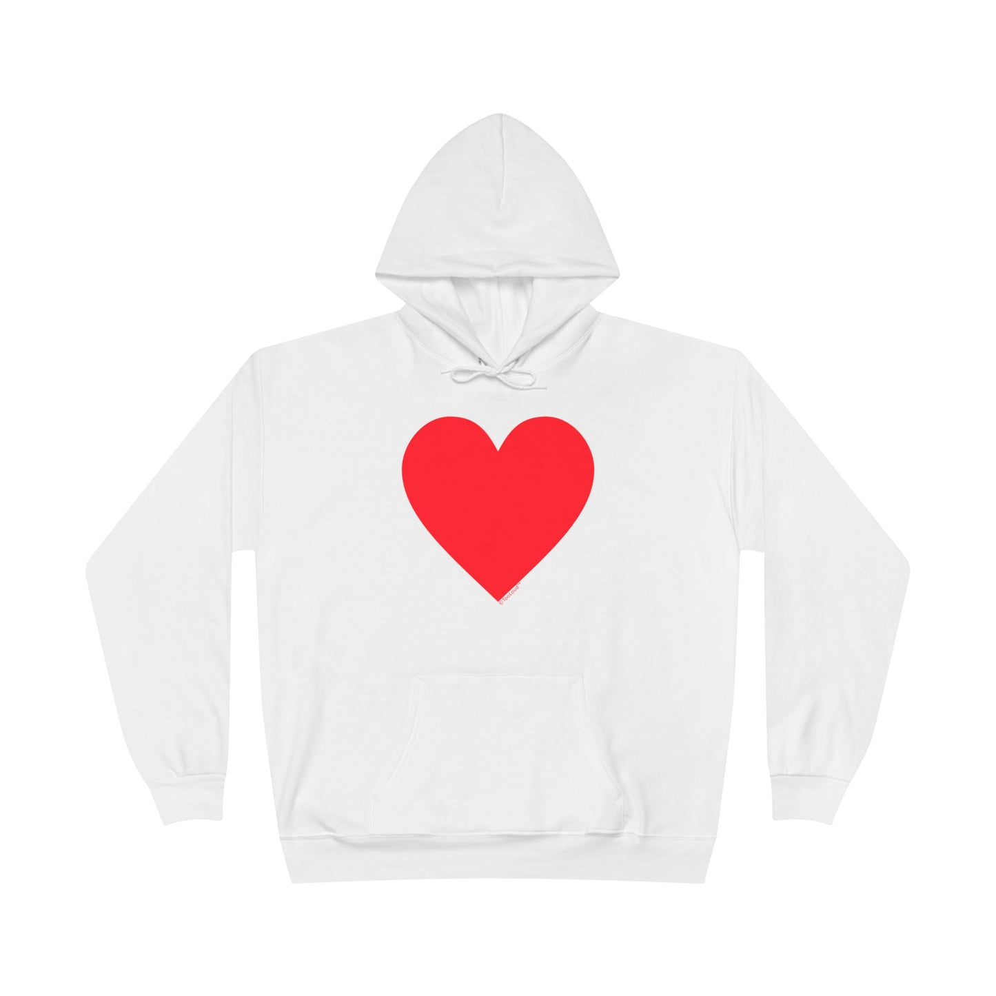 TOOLOUD Big Red Heart Valentine's Day Hoodie Sweatshirt – Romantic & Cozy Gift
