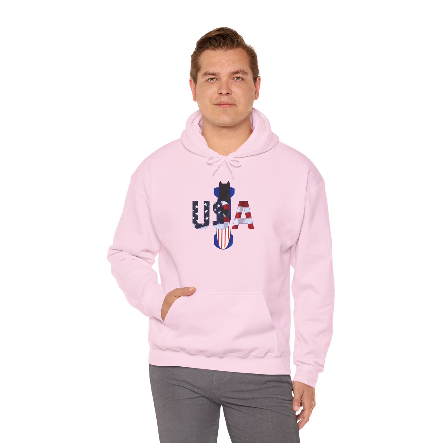 USA Bobsled Hoodie Unisex Sweatshirt by TooLoud