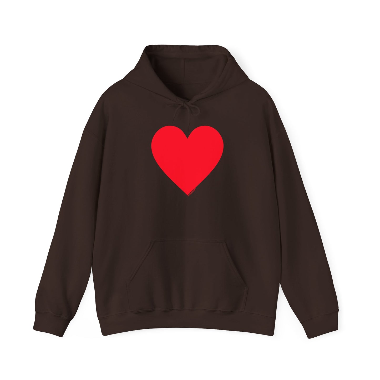 TOOLOUD Big Red Heart Valentine's Day Dark Unisex Hoodie Sweatshirt