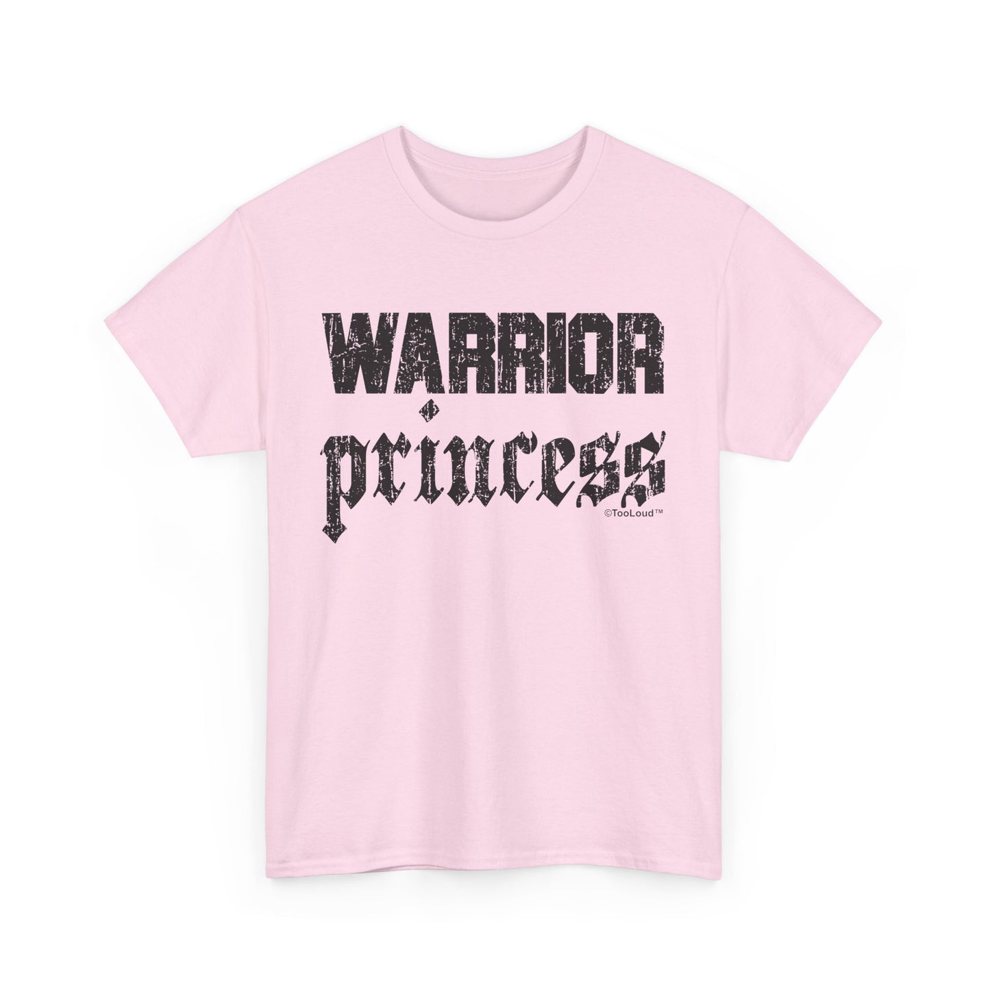 TooLoud Warrior Princess Script Women’s T-Shirt