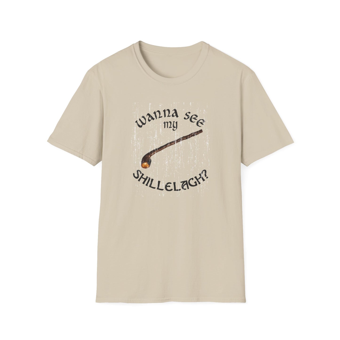 Wanna See My Shillelagh Adult Unisex T-Shirt by TOOLOUD
