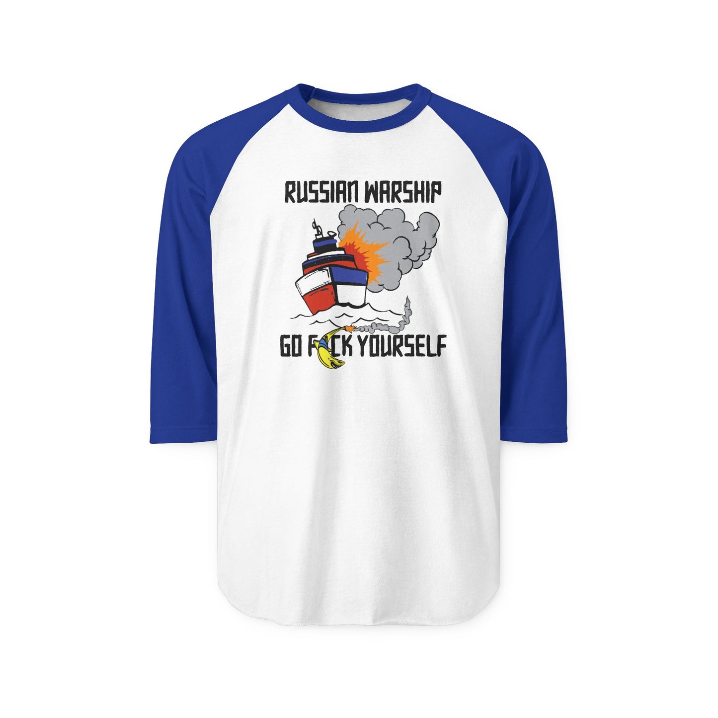 Russian Warship go F* Yourself Adult Raglan Shirt by TOOLOUD