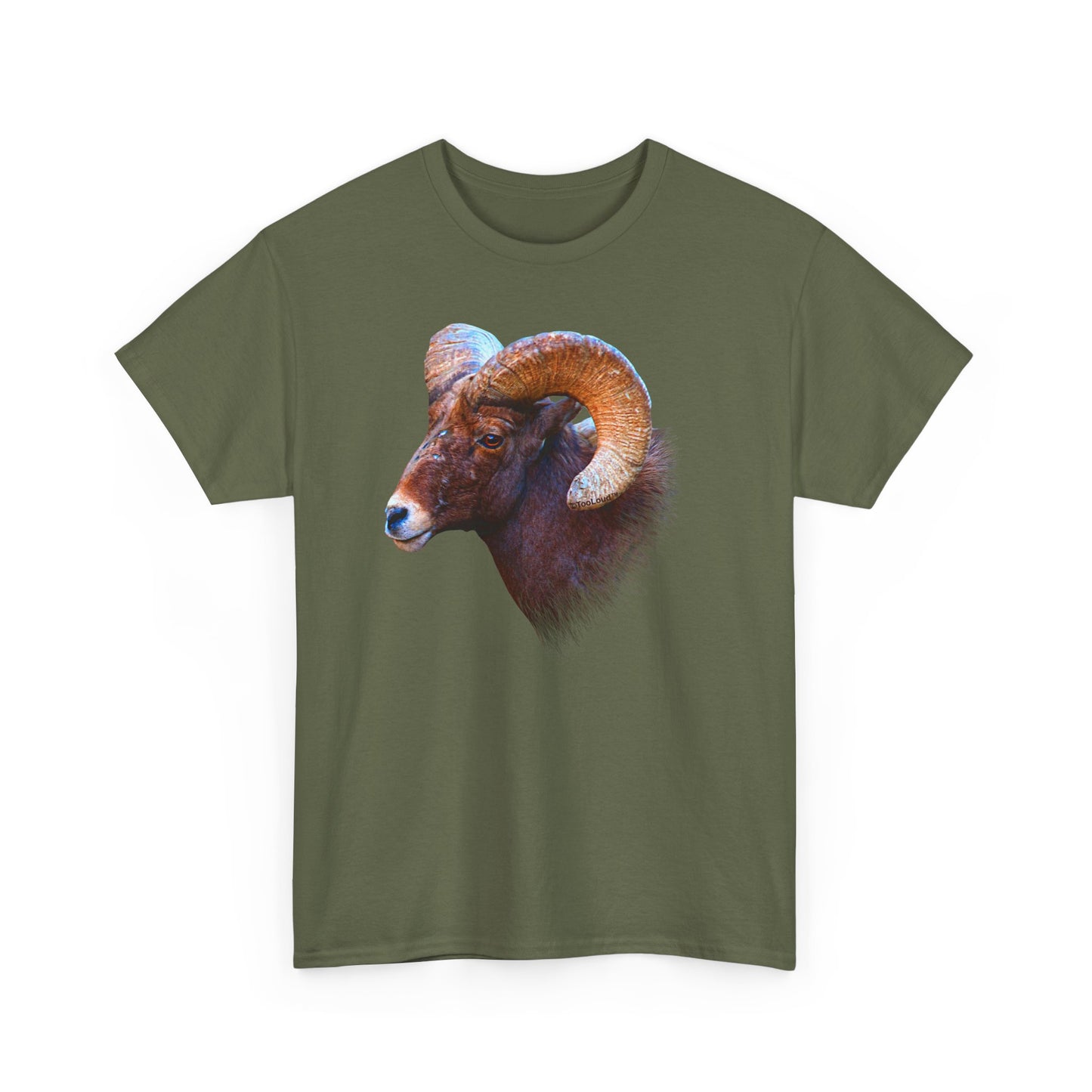 Majestic Bighorn Ram Adult Dark T-Shirt by TOOLOUD