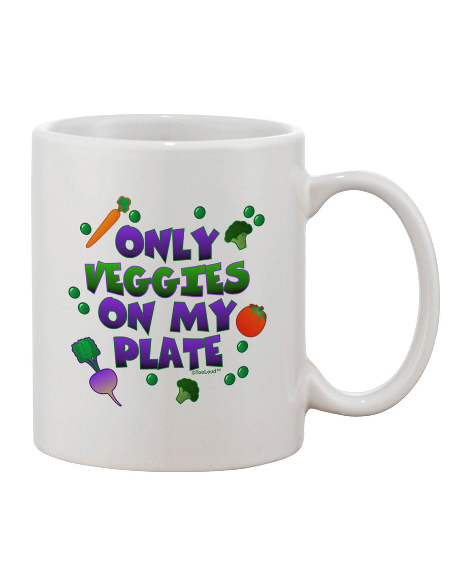 11 oz Coffee Mug - Exclusively for Veggie Lovers-11 OZ Coffee Mug-TooLoud-White-Davson Sales