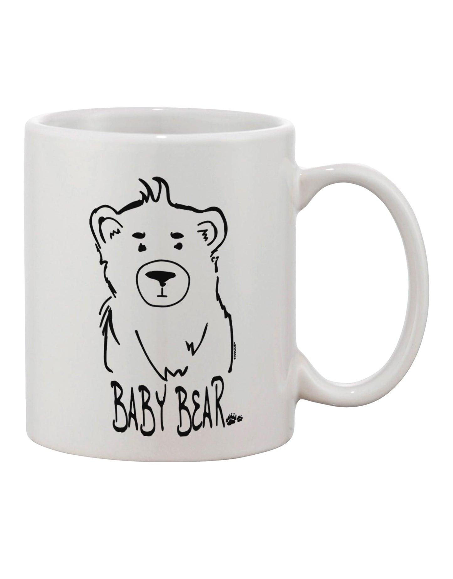 11 oz Coffee Mug with Baby Bear Print - TooLoud-11 OZ Coffee Mug-TooLoud-Davson Sales