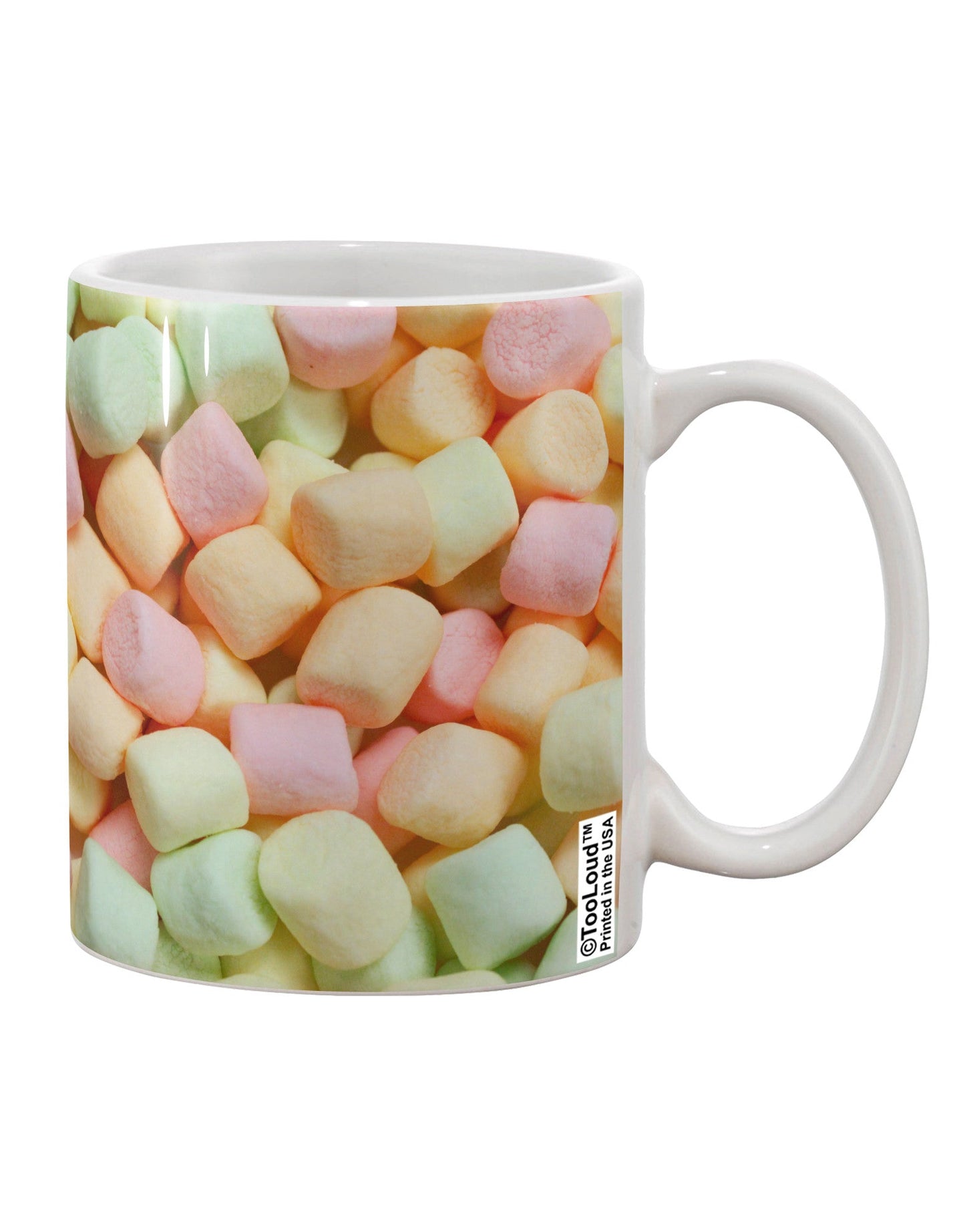 11 oz Coffee Mug with Marshmallows Print - TooLoud-11 OZ Coffee Mug-TooLoud-White-Davson Sales