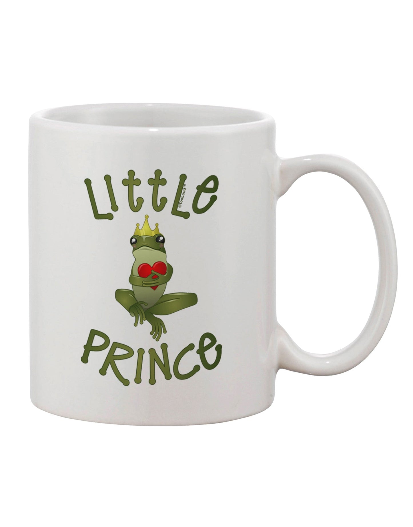 11 oz Little Prince Frog Printed Coffee Mug - TooLoud-11 OZ Coffee Mug-TooLoud-White-Davson Sales