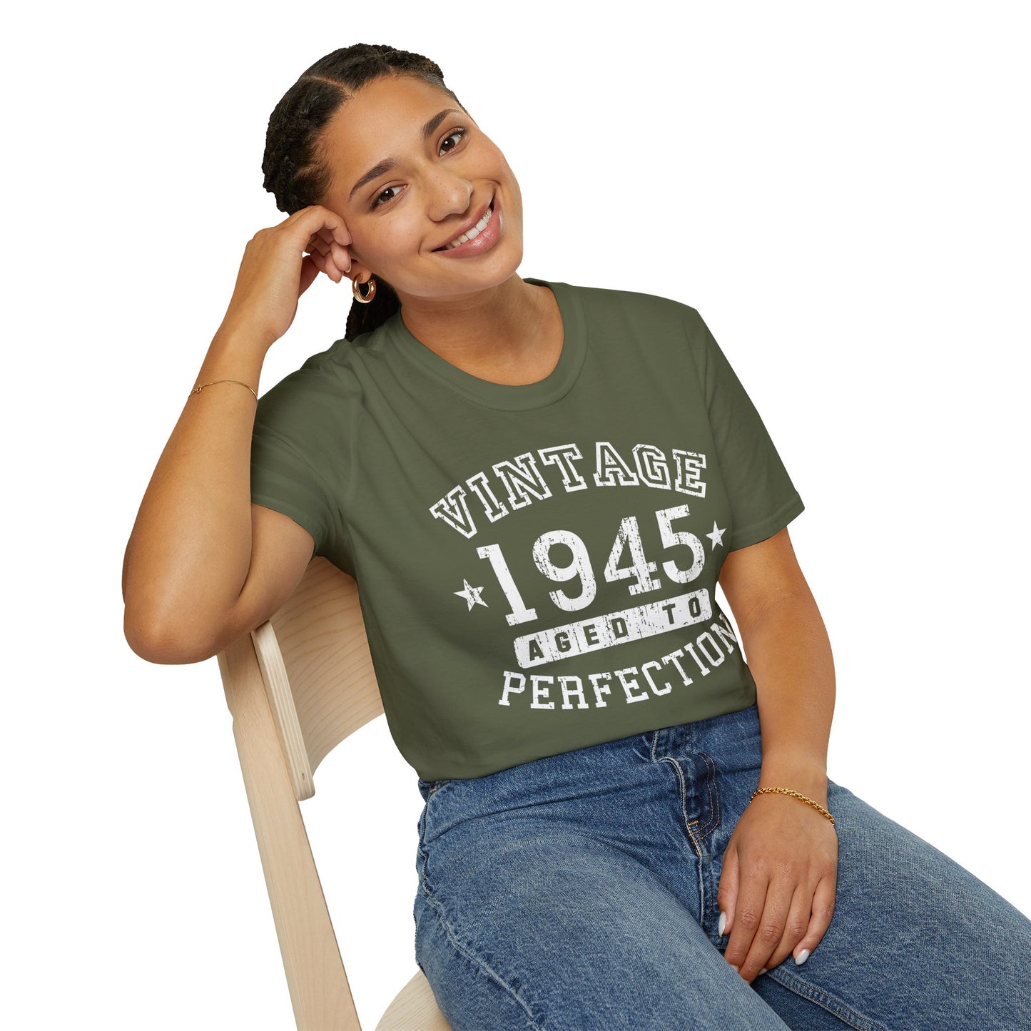 Vintage Birth Year 1945 – Women's Dark Color T-Shirt by TOOLOUD
