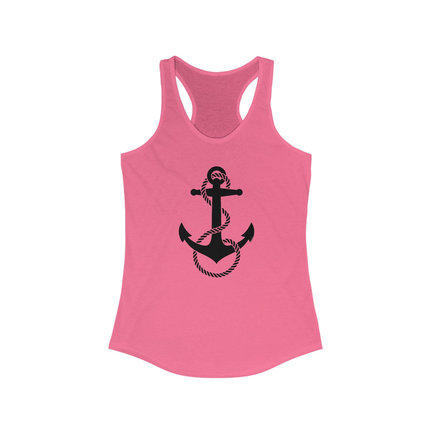 Nautical Sailor Rope Anchor Women's Racerback Tank Top by TOOLOUD