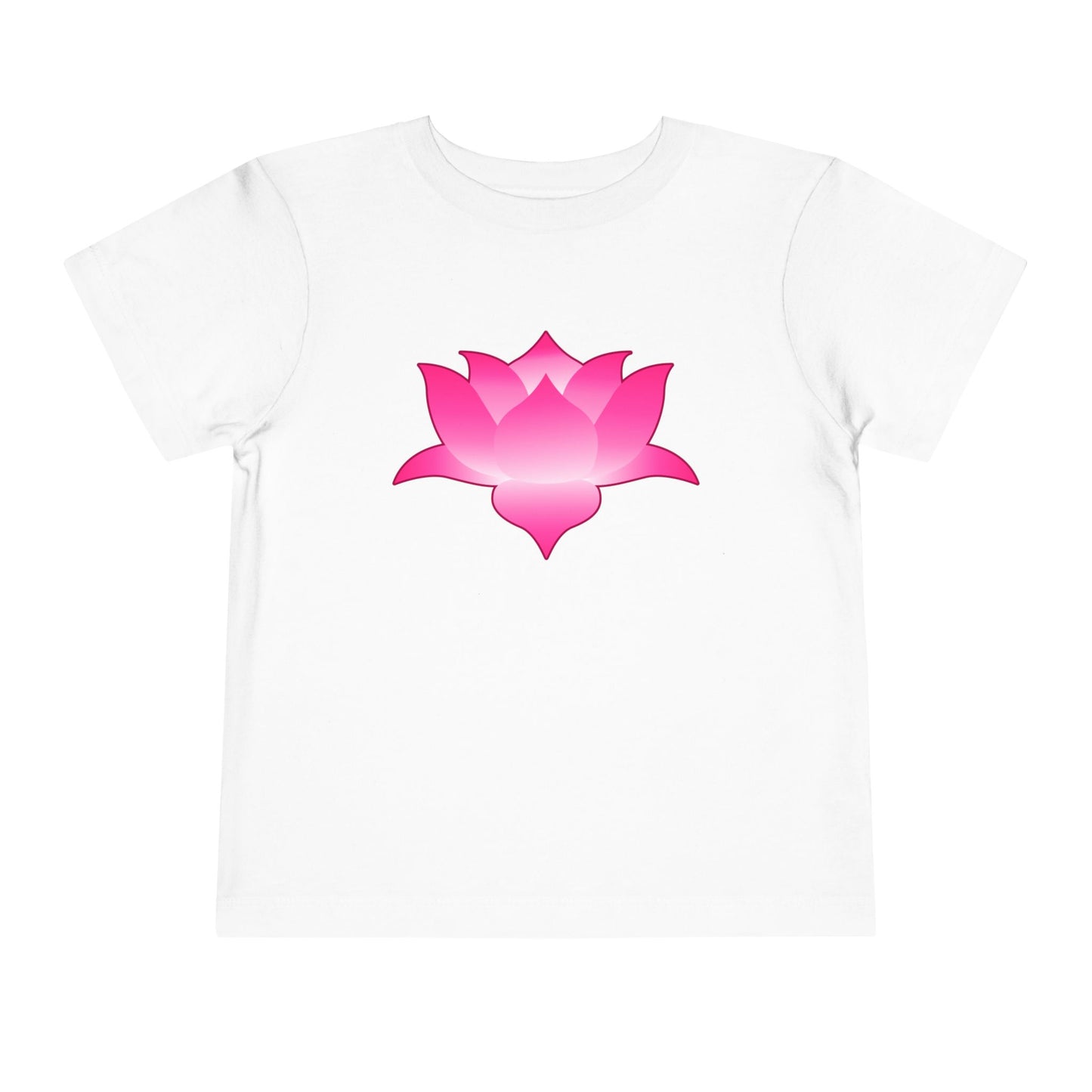 Lotus Flower Design Gradient Toddler T-Shirt by TOOLOUD