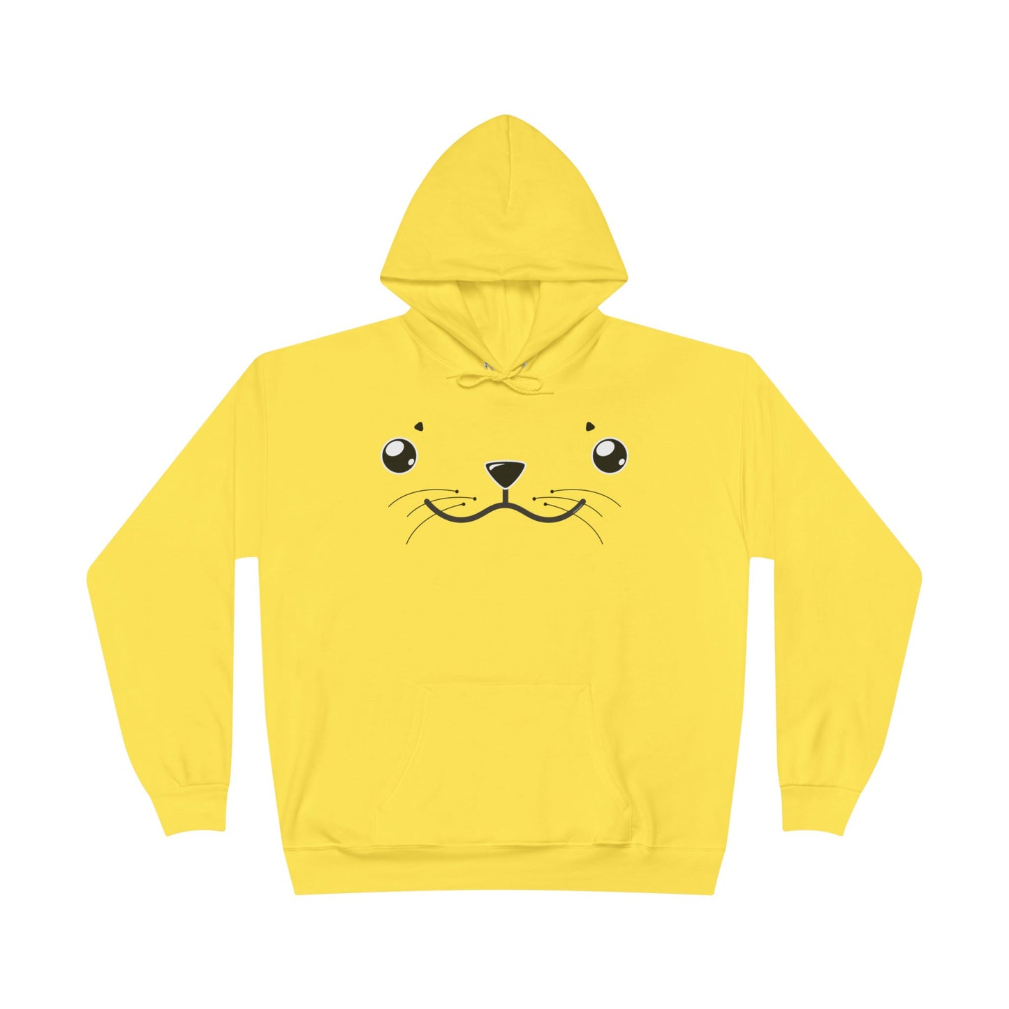 Kyu-T Face - Sealie the Cute Seal Unisex Hoodie Sweatshirt by TOOLOUD