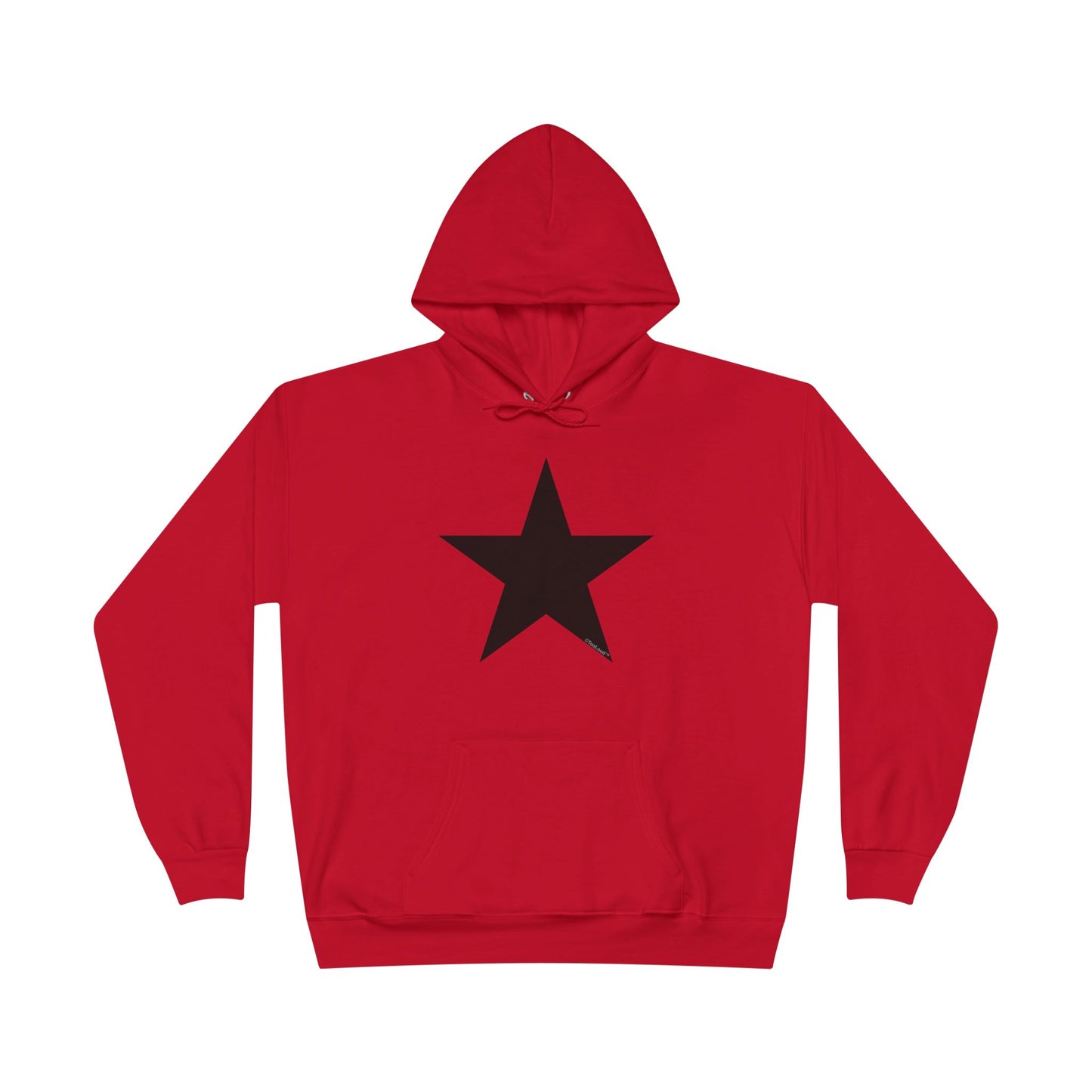 Black Star Adult Hooded Sweatshirt - by TOOLOUD