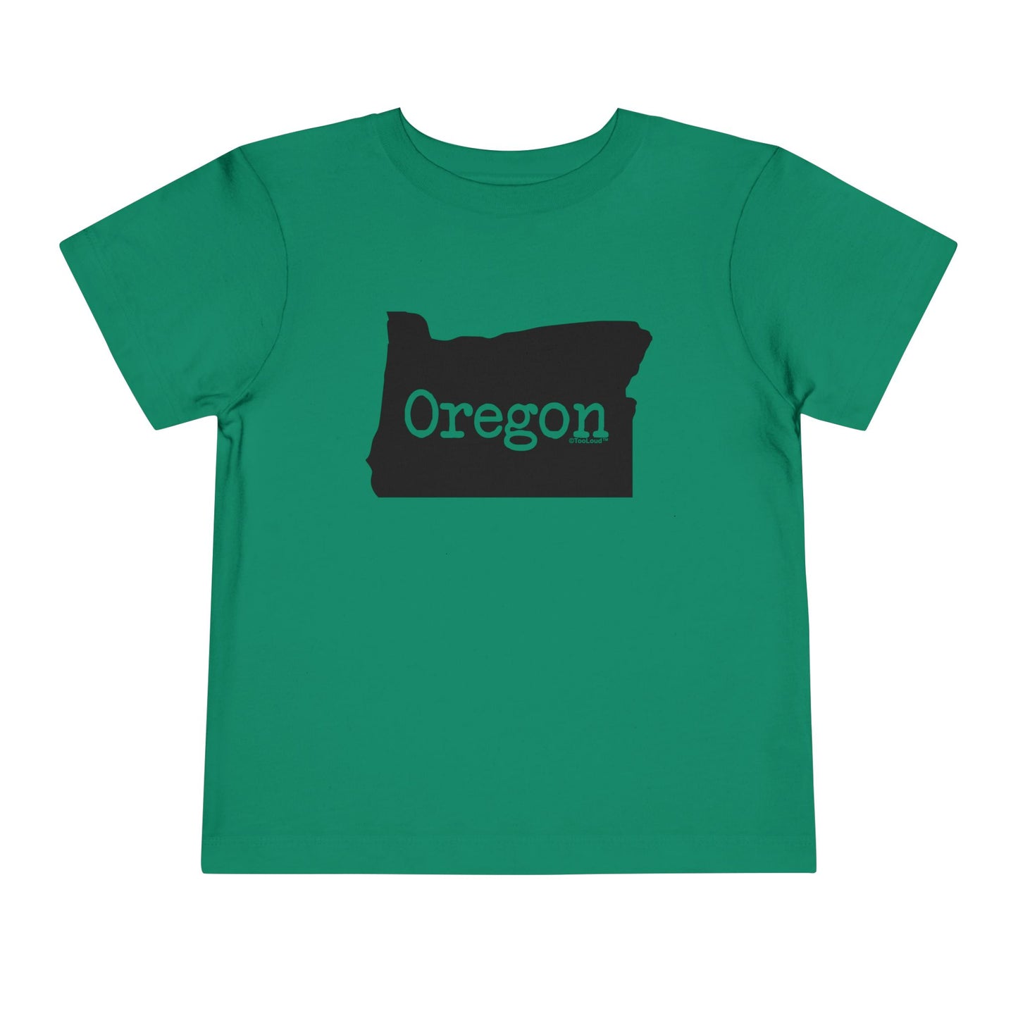 Oregon - United States Shape Toddler T-Shirt by TOOLOUD