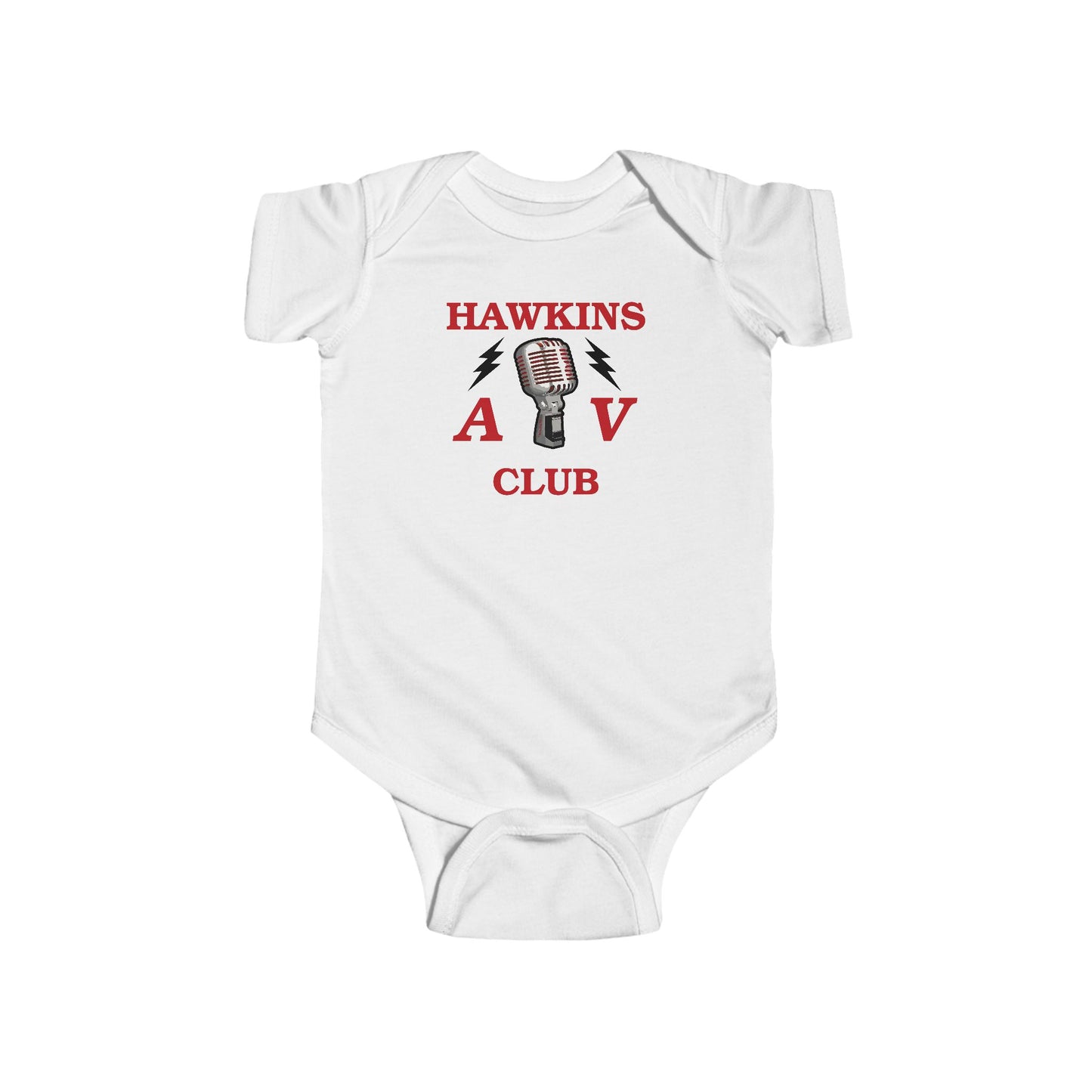 TOOLOUD Hawkins AV Club Baby Romper Bodysuit