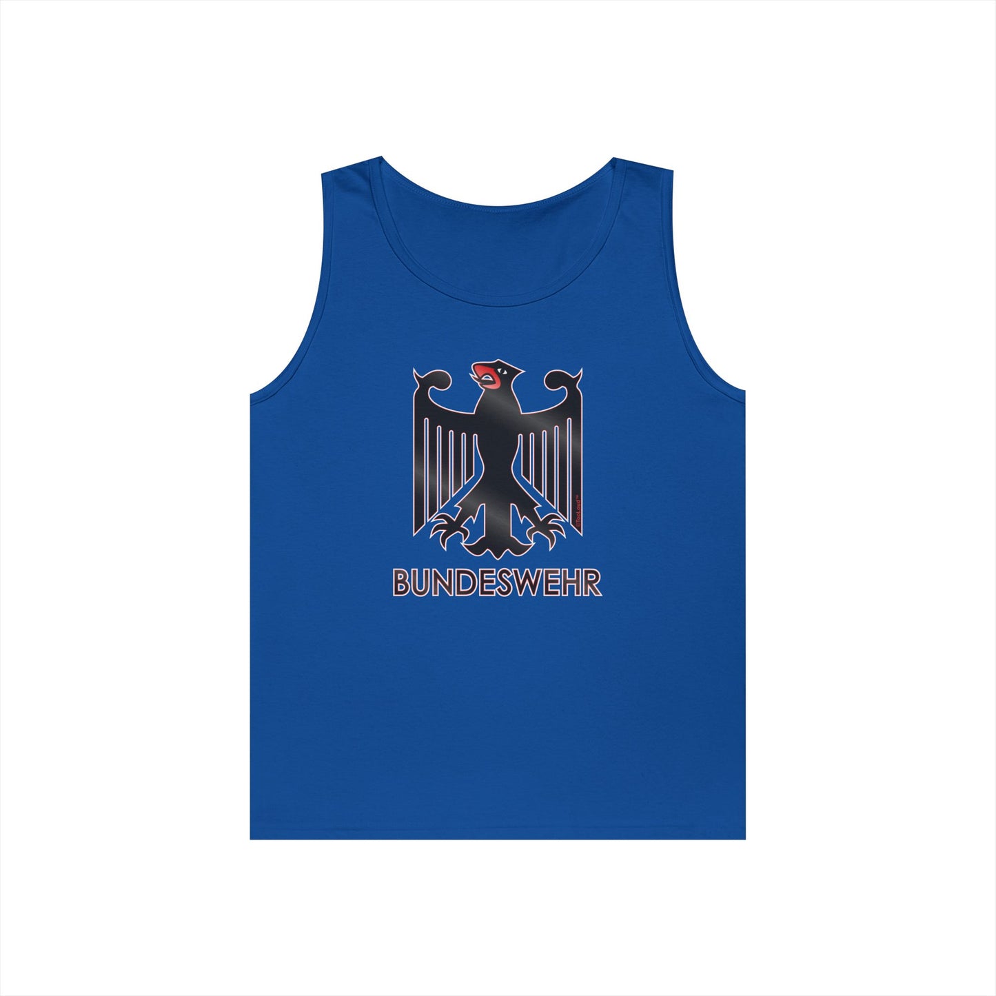 Bundeswehr Logo with Text Dark Loose Tank Top by TOOLOUD