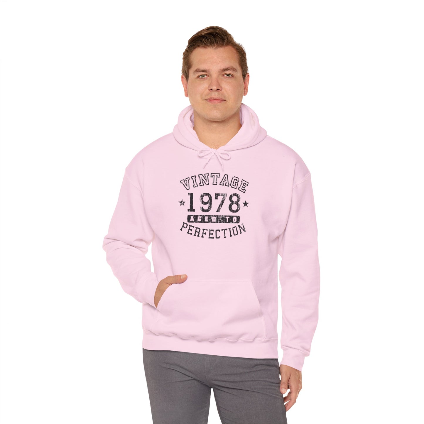 TooLoud 1978 - Vintage Birth Year Unisex Hoodie Sweatshirt