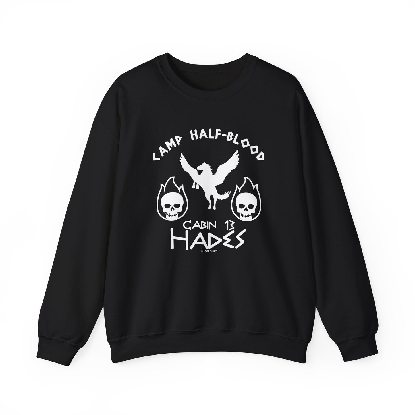 Cabin 13 Hades Half-Blood Adult Dark Sweatshirt by TOOLOUD