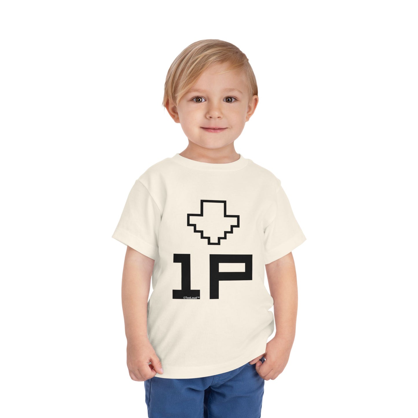 Player One Toddler T-Shirt – Brother or Sister Gamer Shirt by TOOLOUD