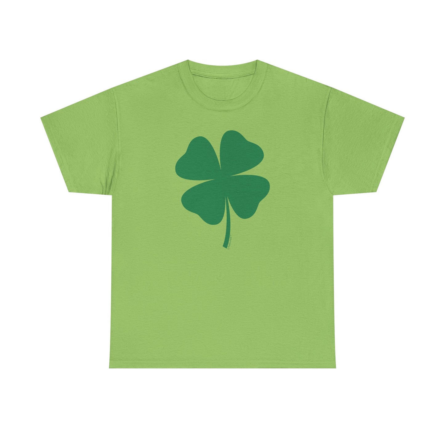 Four Leaf Clover: Adult Print T-Shirt for St. Patrick's Day Celebrations by TOOLOUD