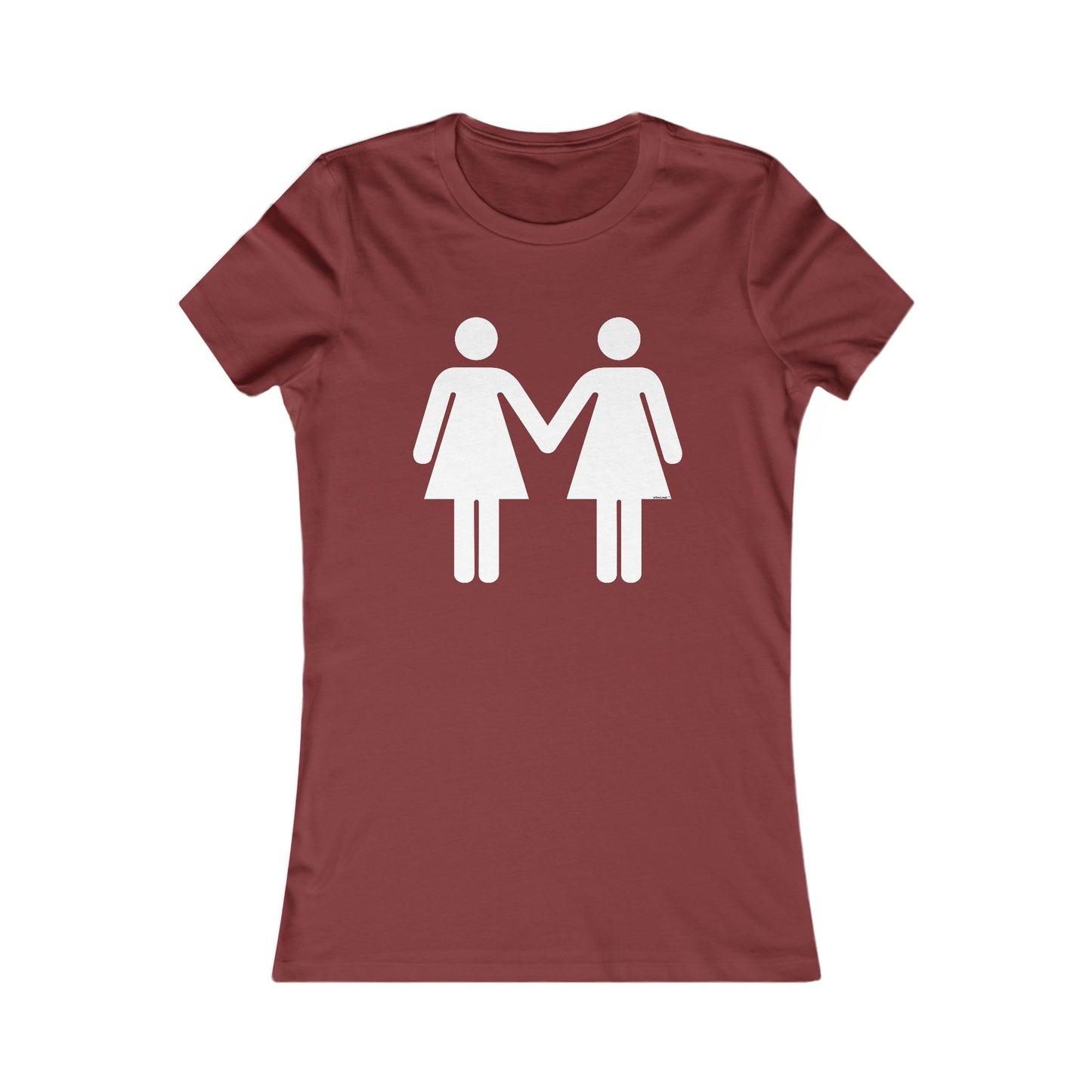Lesbian Women Holding Hands LGBT Juniors Crew Dark T-Shirt by TOOLOUD