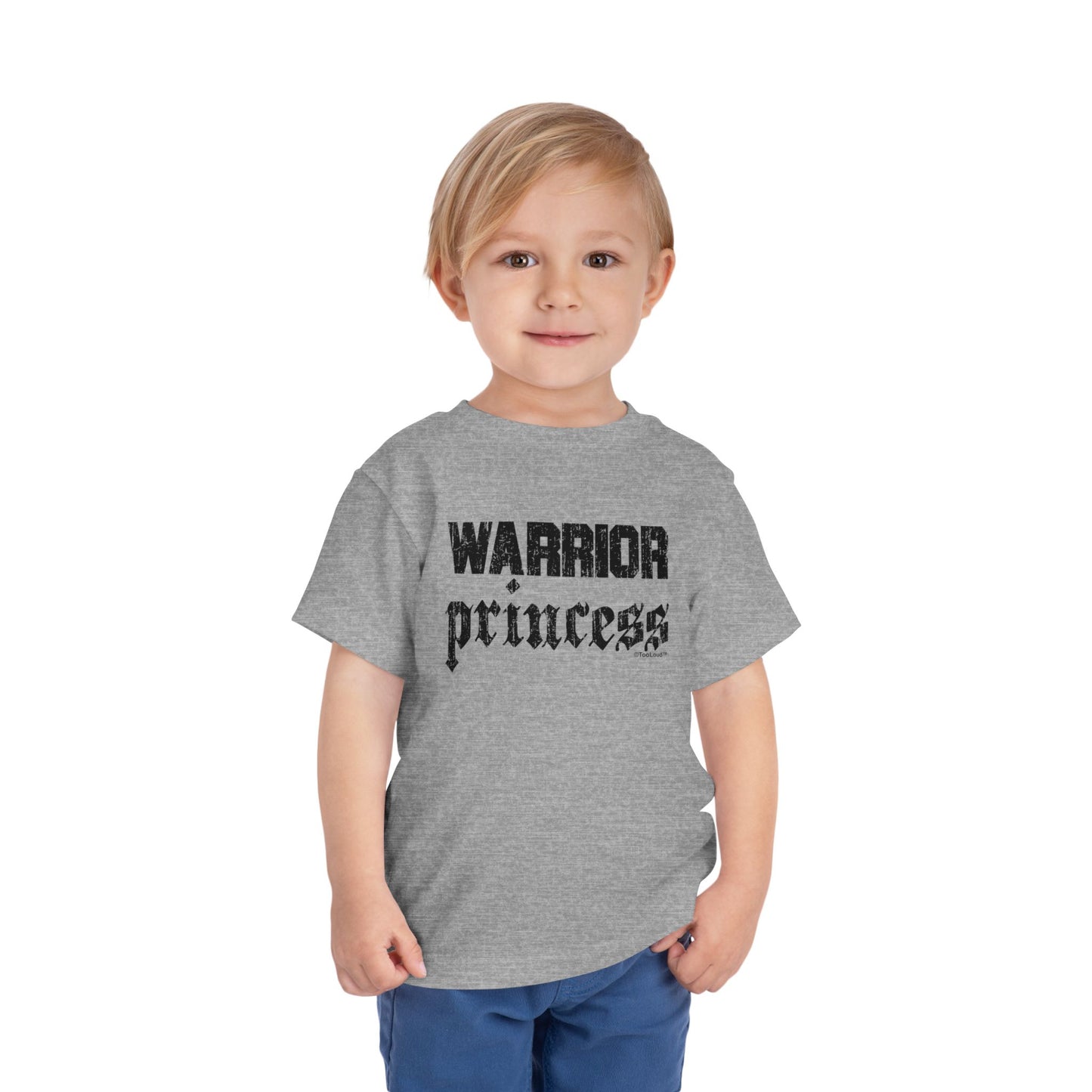 Warrior Princess Script Toddler T-Shirt by TOOLOUD