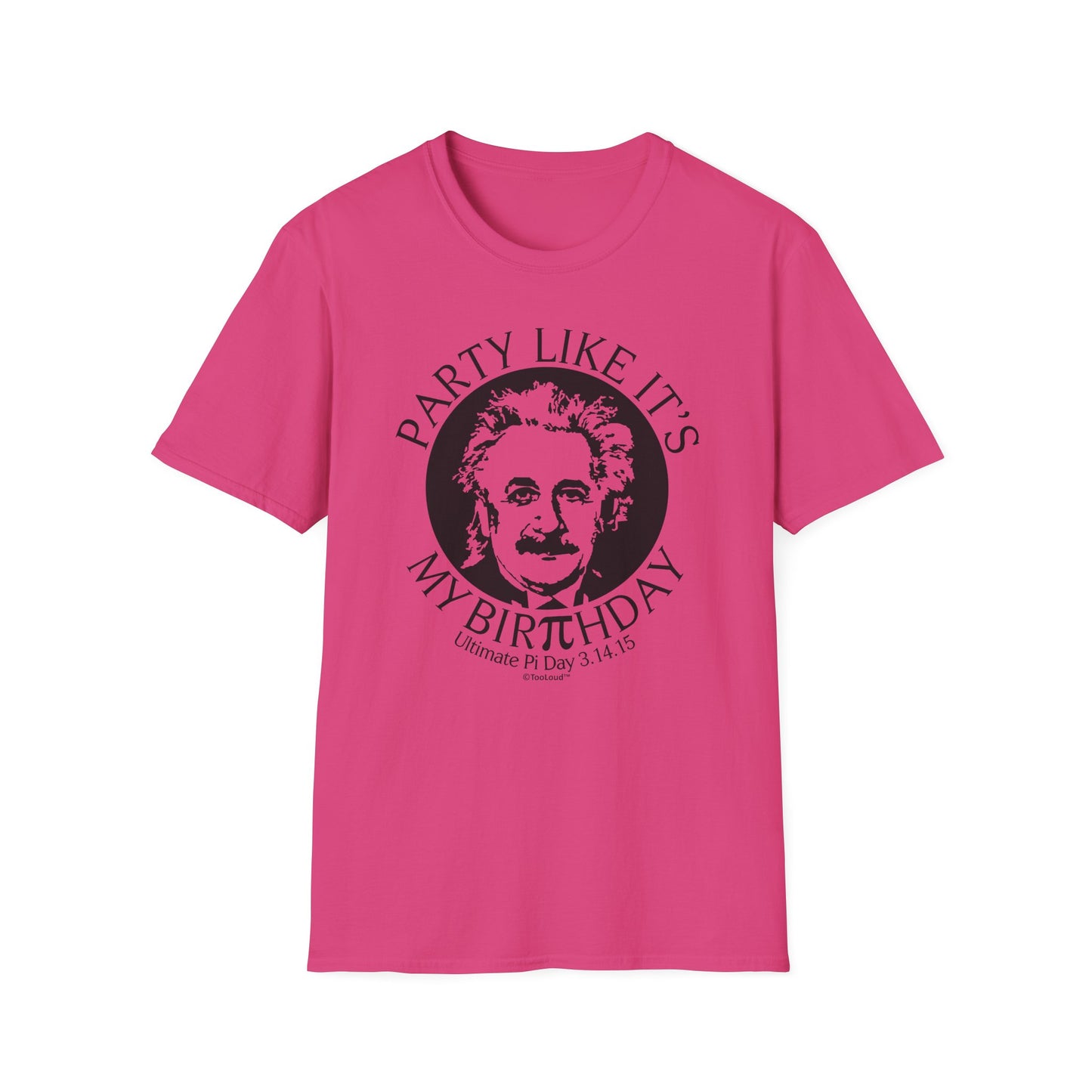 Pi Day and Birthday Adult T-Shirt Design by TOOLOUD