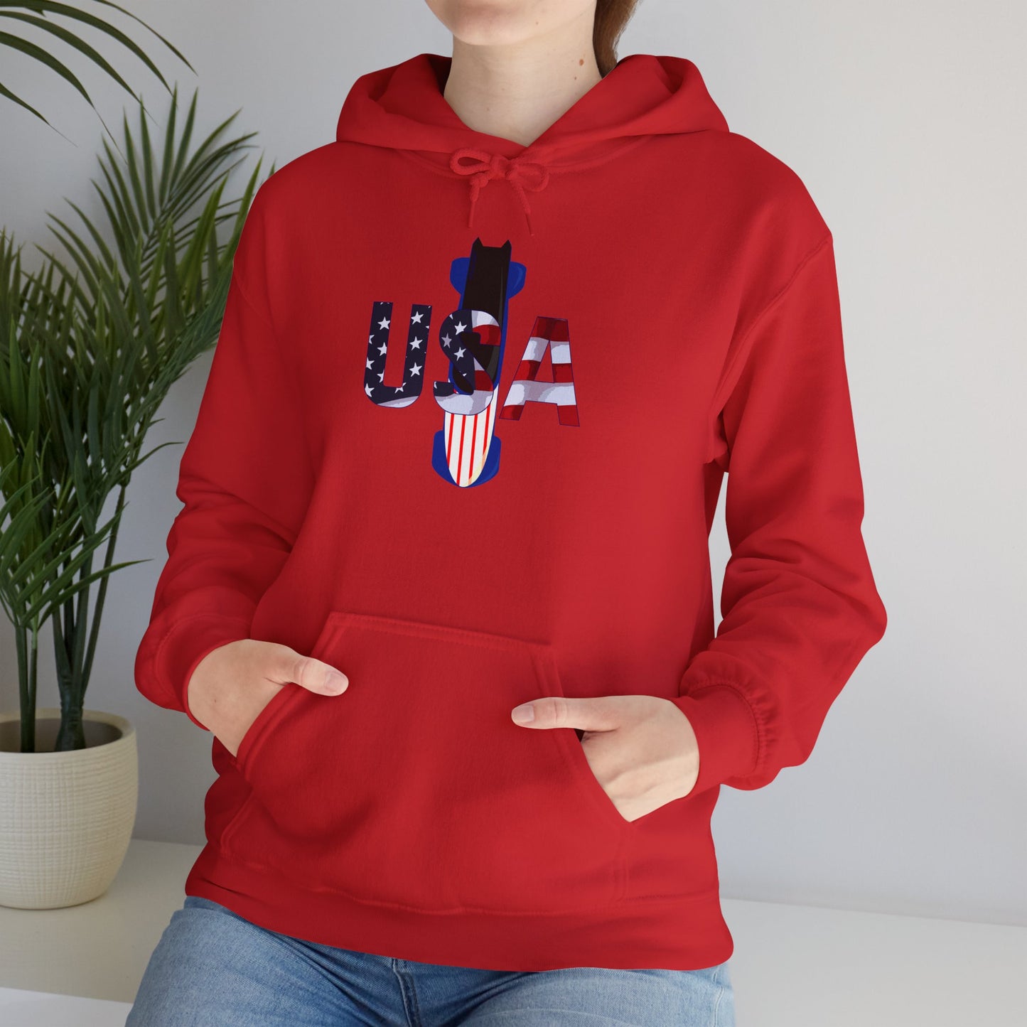 USA Bobsled Hoodie Unisex Sweatshirt by TooLoud