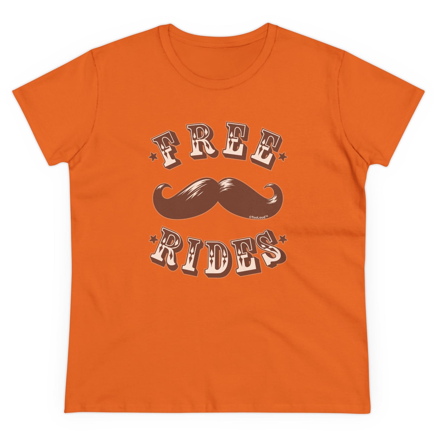 Free Mustache Rides Women's T-Shirt by TOOLOUD