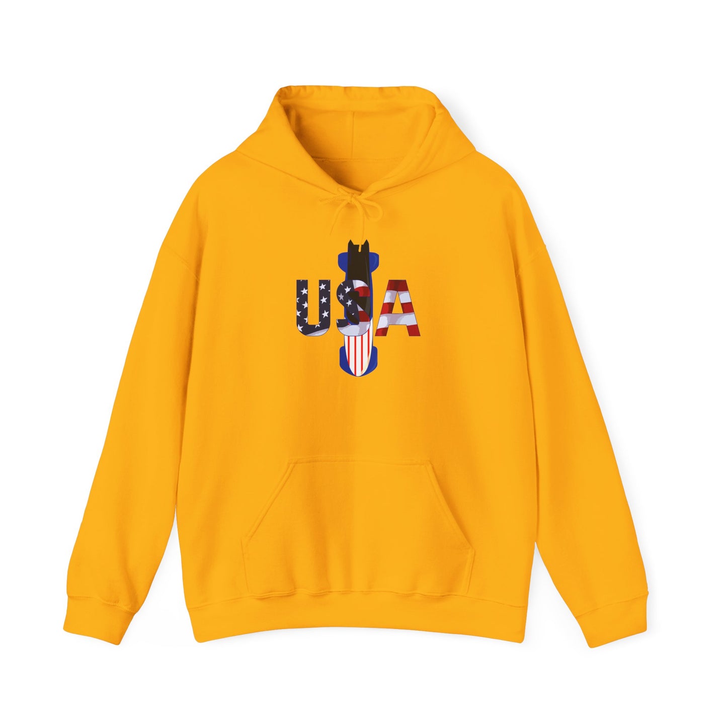 USA Bobsled Hoodie Unisex Sweatshirt by TooLoud