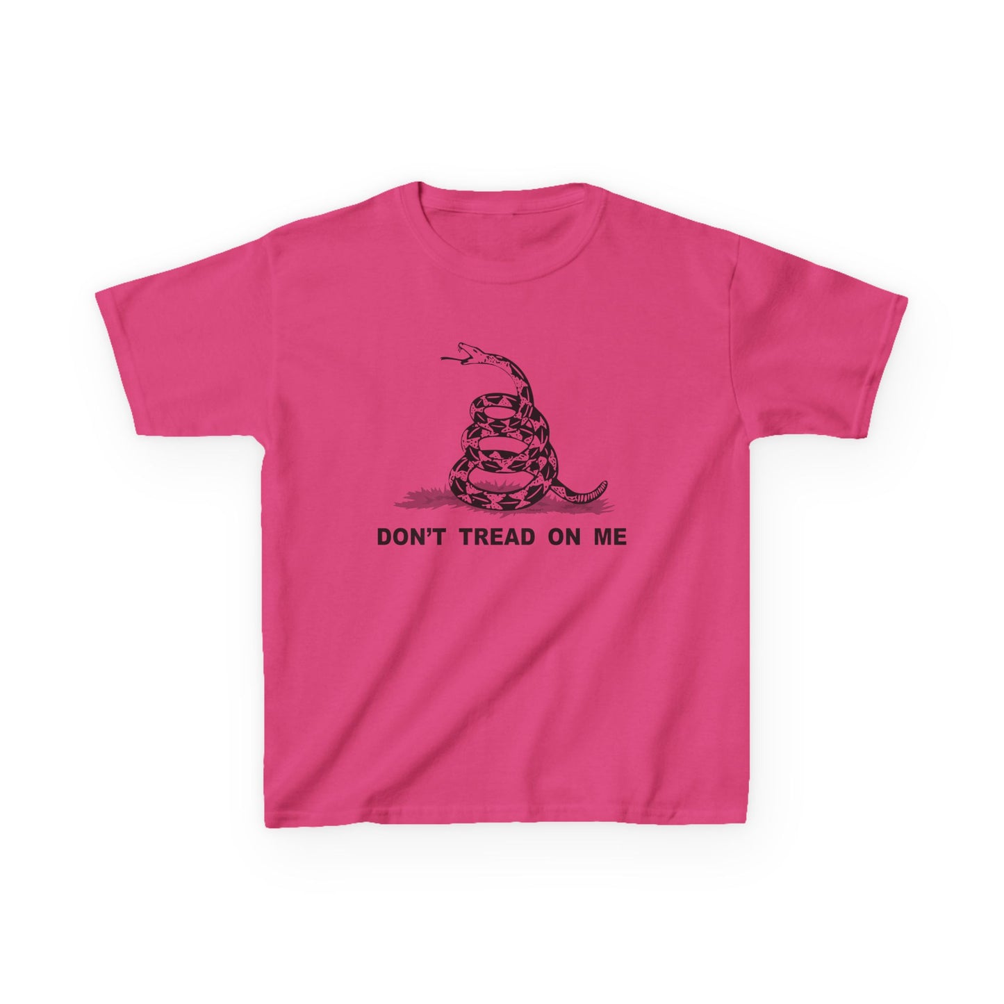 Subdued Don't Tread On Me Gadsden Flag Rattlesnake Childrens T-Shirt