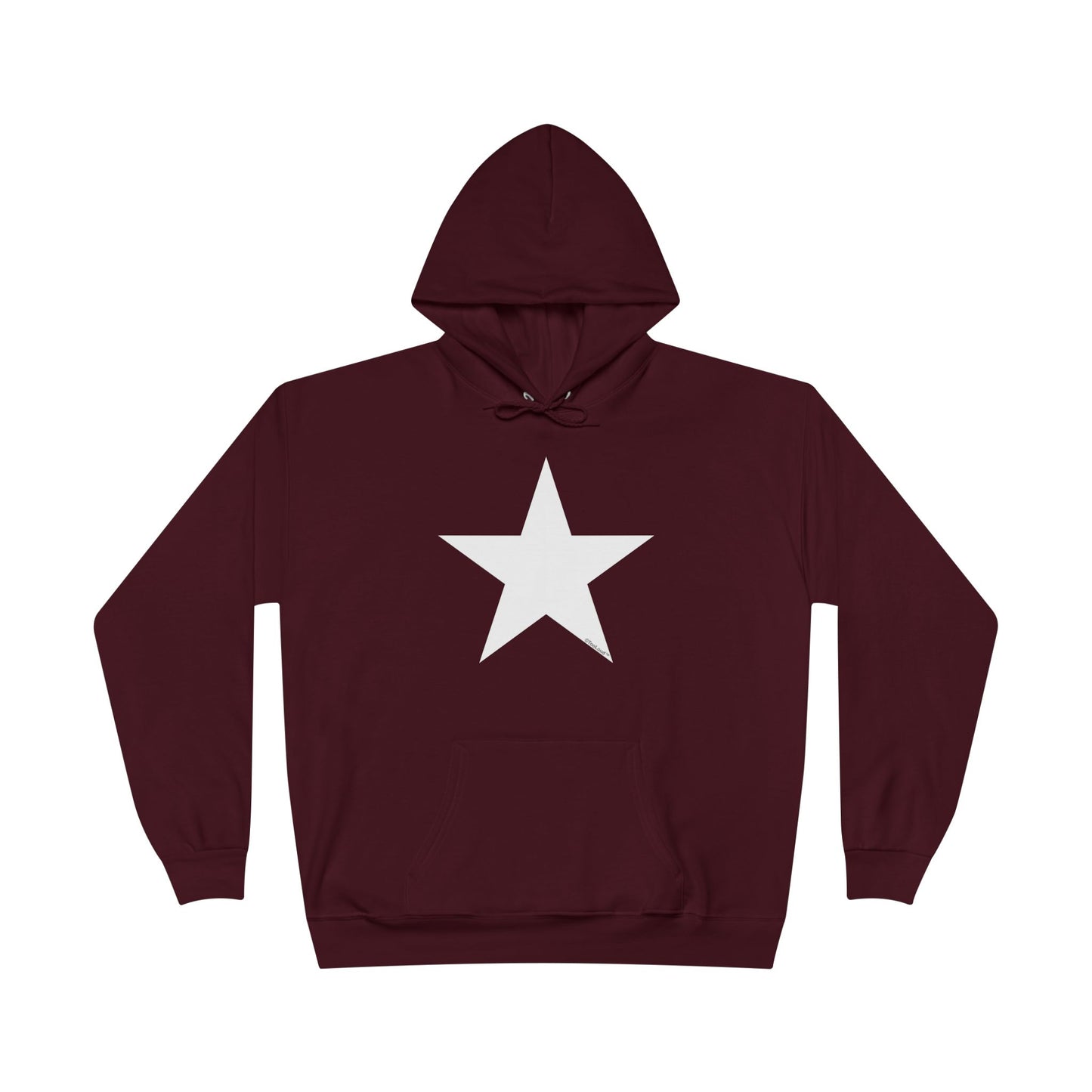 White Star Dark Adult Hoodie Sweatshirt by TOOLOUD