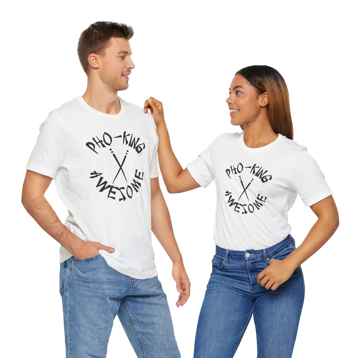 Pho King Awesome Funny Vietnamese Soup Vietnam Foodie Humor Adult T-Shirt by TOOLOUD