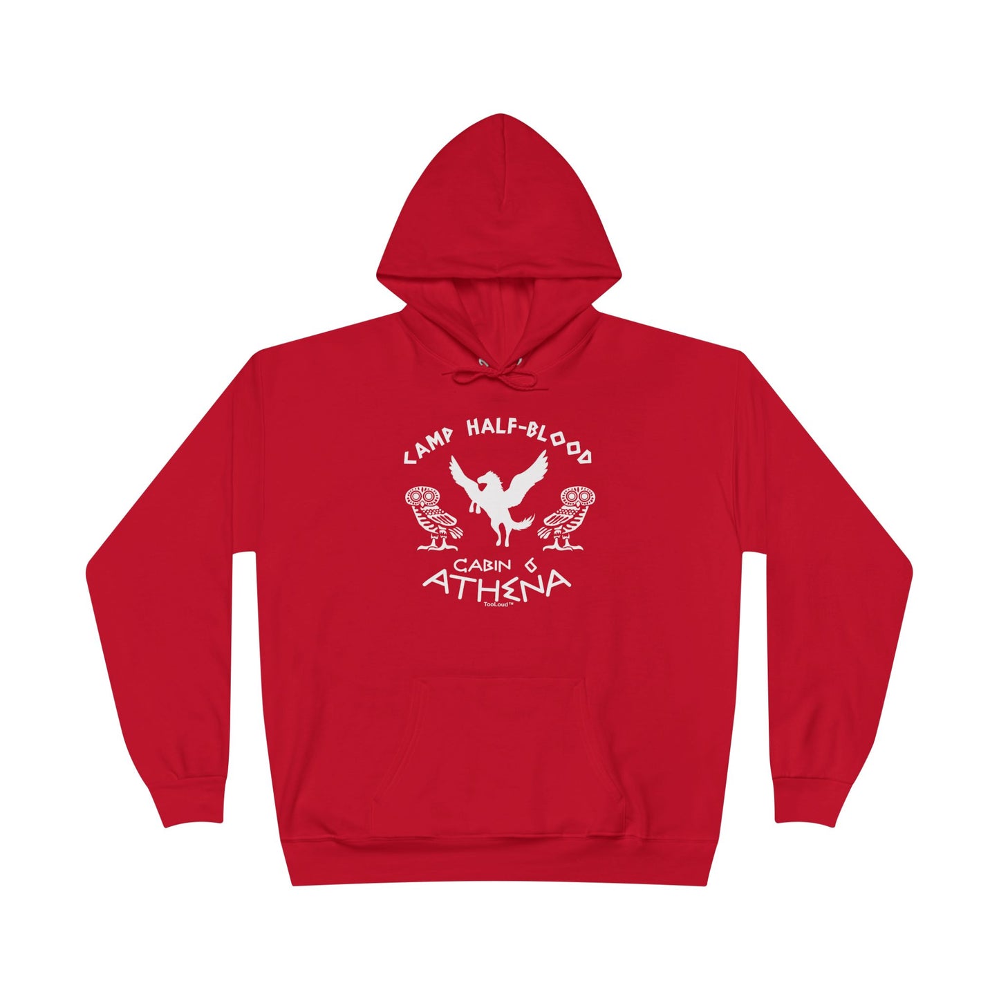 TOOLOUD Camp Half-Blood Cabin 6 Athena Dark Hoodie Sweatshirt