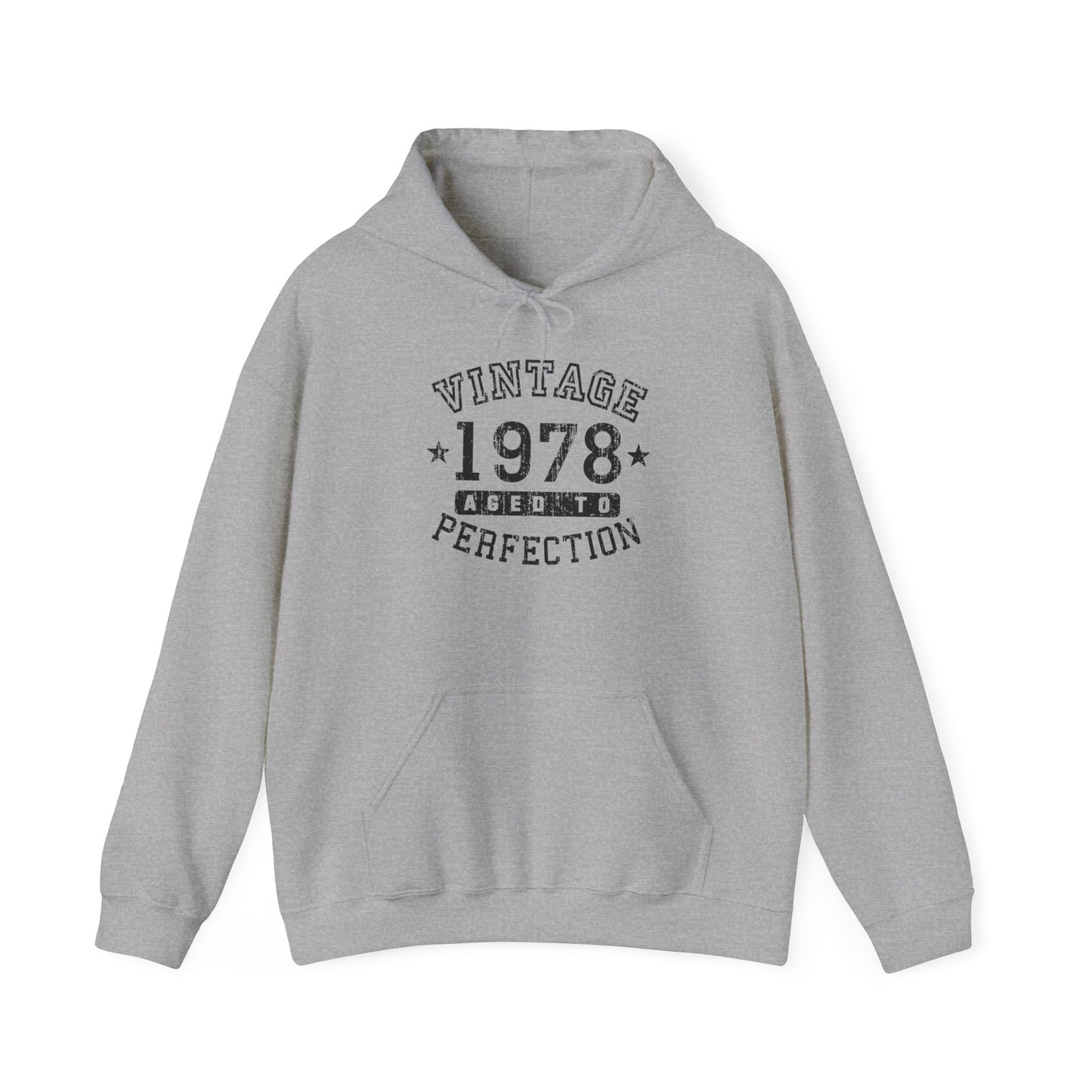 TooLoud 1978 - Vintage Birth Year Unisex Hoodie Sweatshirt