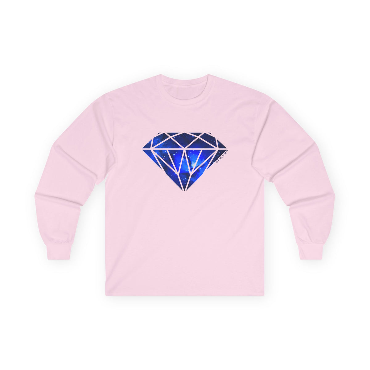 Space Diamond Adult Long Sleeve T-Shirt by TOOLOUD
