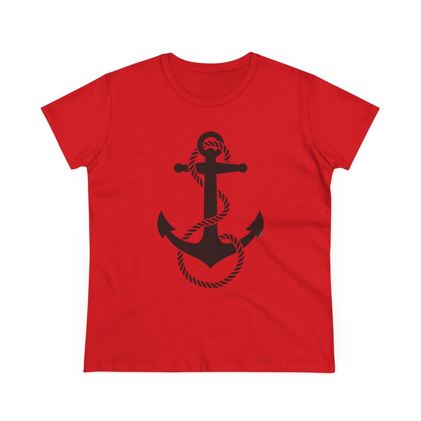 Nautical Sailor Rope Anchor Women's T-Shirt by TOOLOUD