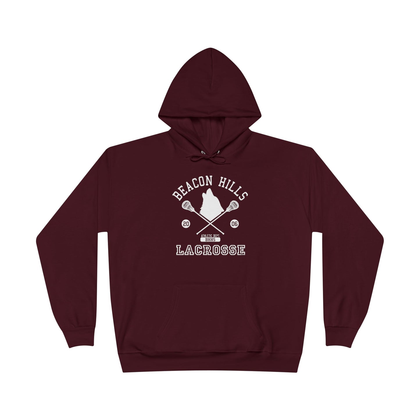 TOOLOUD Beacon Hills Lacrosse Wolf Adult Pullover Hoodie Sweatshirt