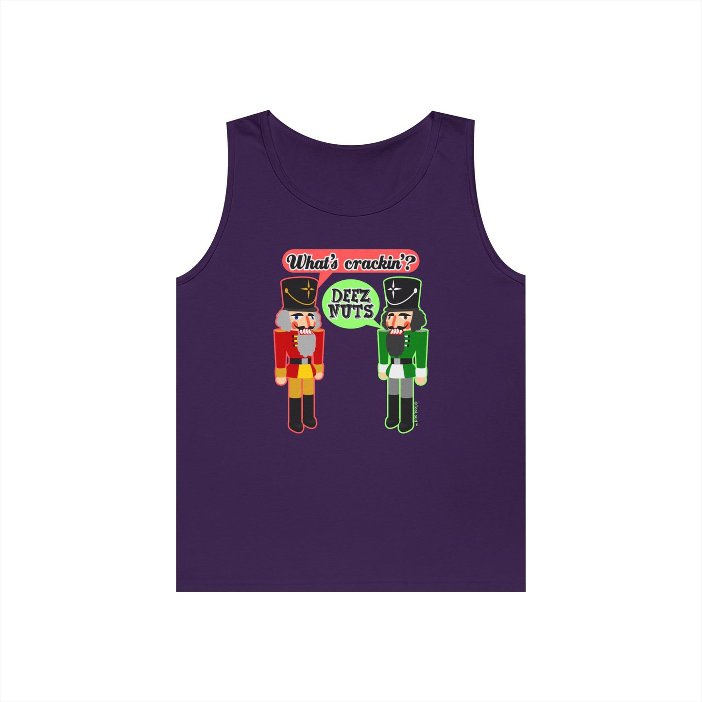 What's Crackin - Deez Nuts Dark Loose Tank Top by TOOLOUD