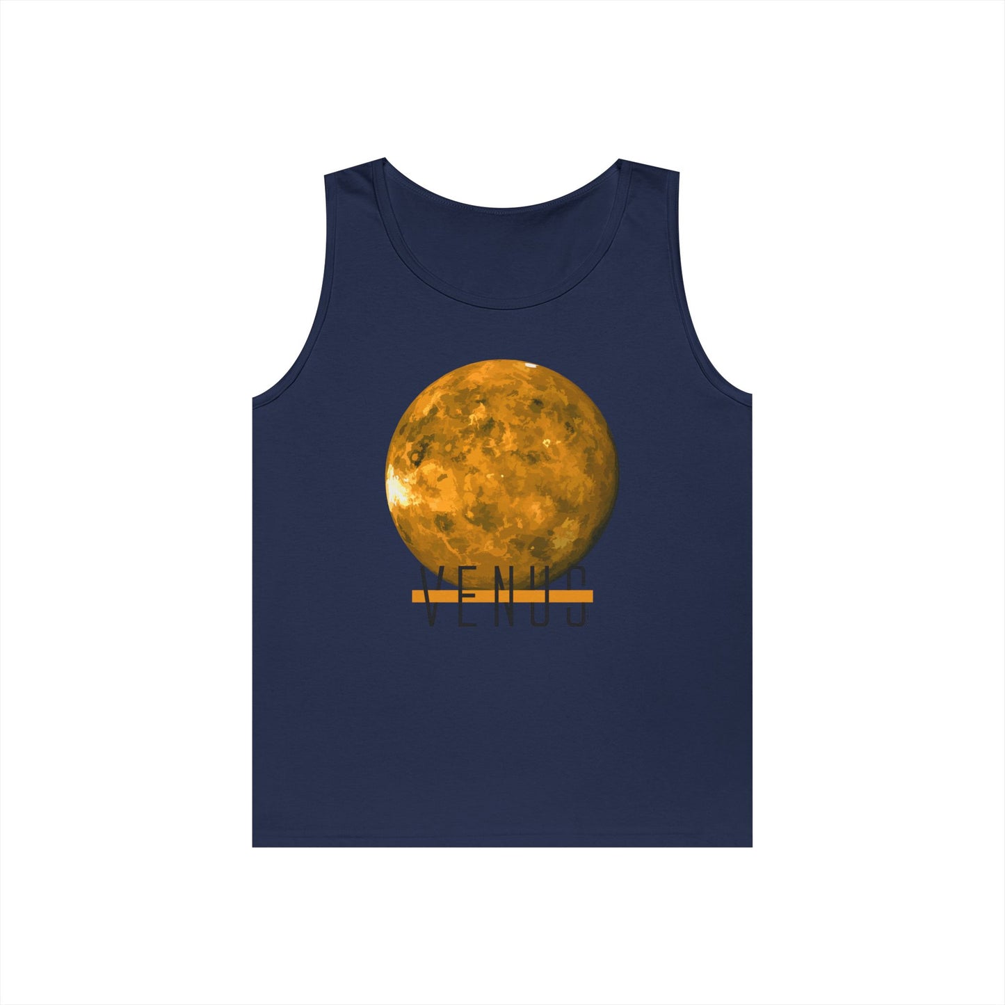 Planet Venus Text Adult Loose Tank Top by TOOLOUD