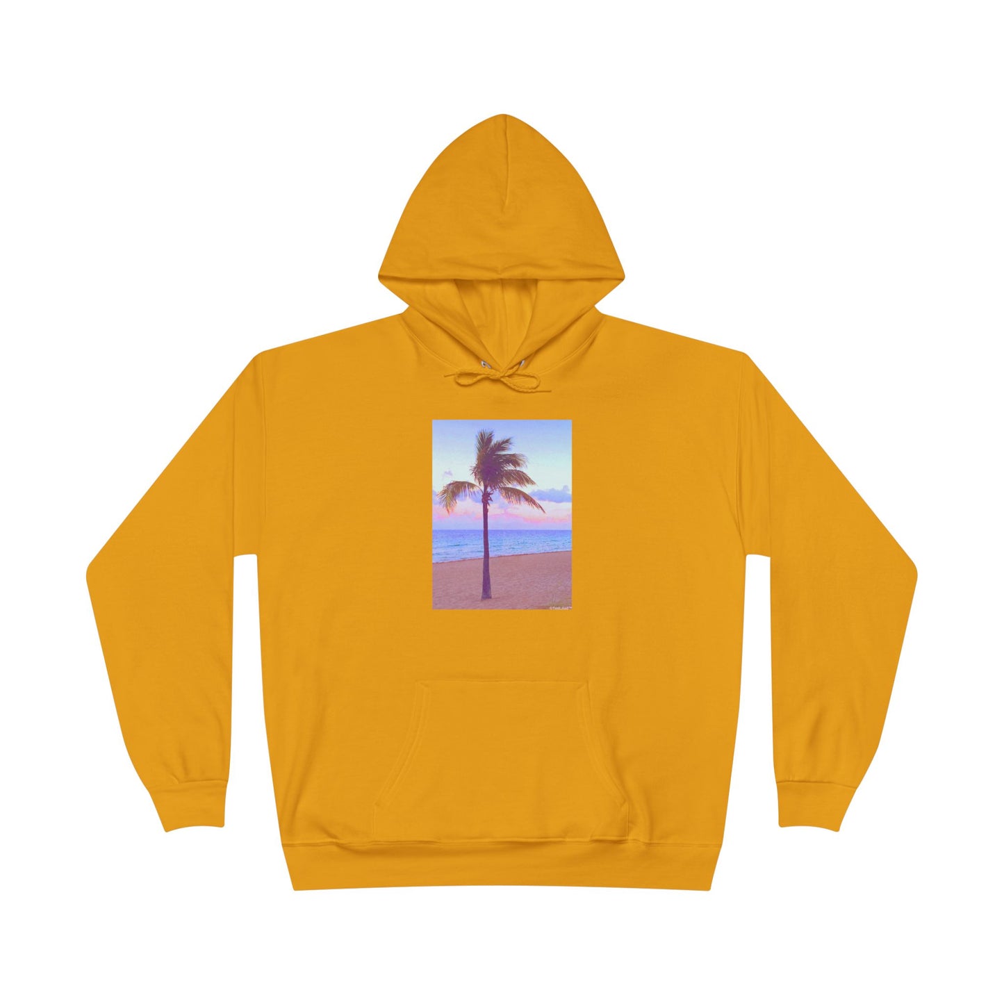 Palm Tree Beach Filter Adult Hoodie Sweatshirt by TOOLOUD