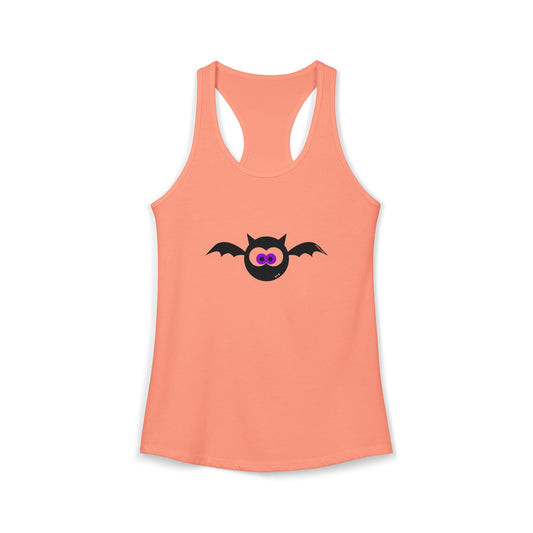 Vampire Bat Halloween Women's Racerback Tank Top by TOOLOUD